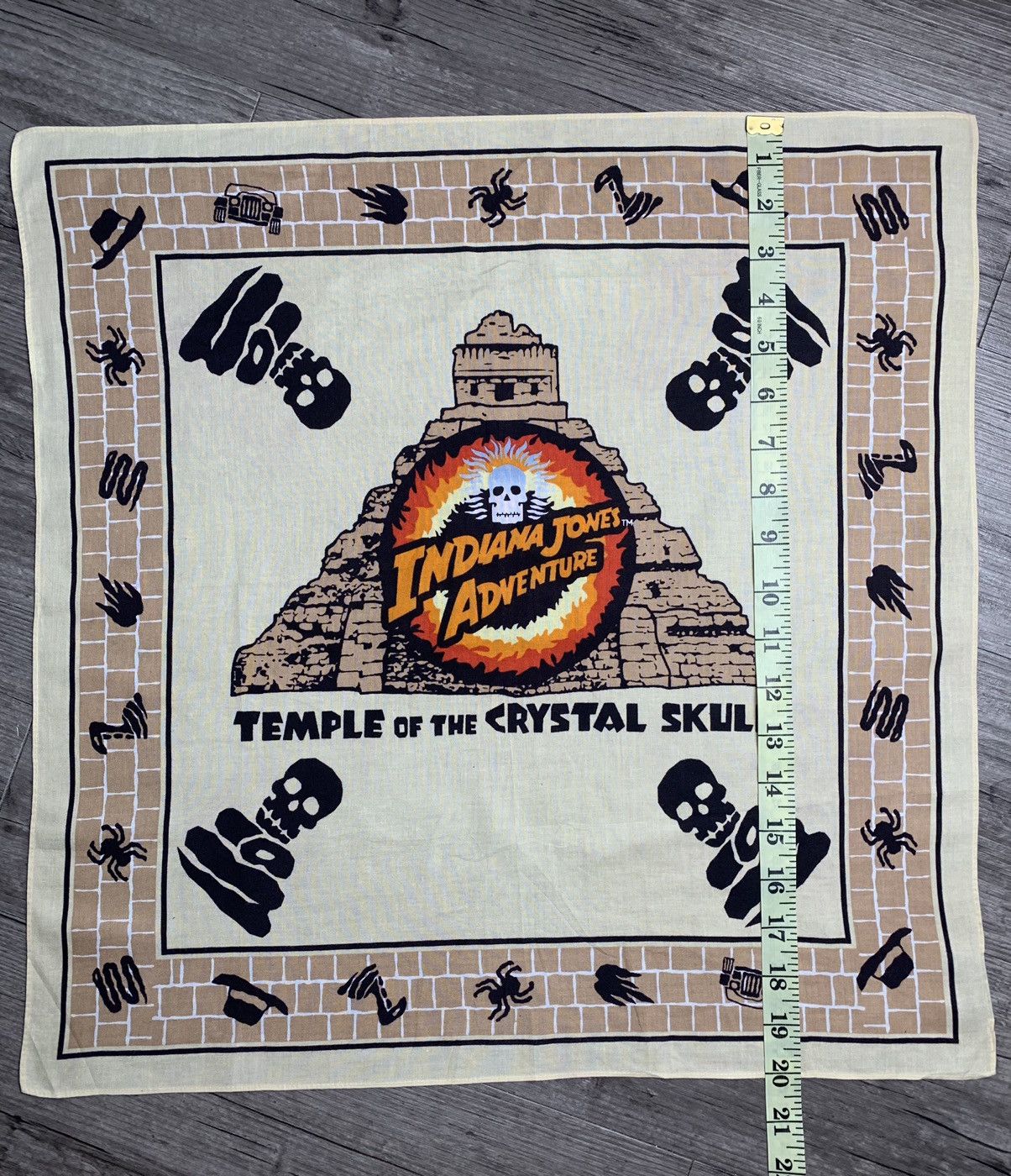 Disney Indiana Jones Vintage Handkerchief Neckerchief Pocketsquares Size ONE SIZE - 7 Thumbnail