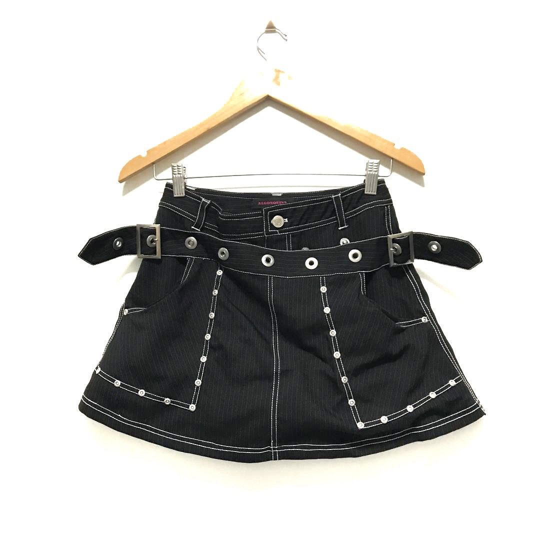 ALGONQUINS Punk Style Mini Skirt