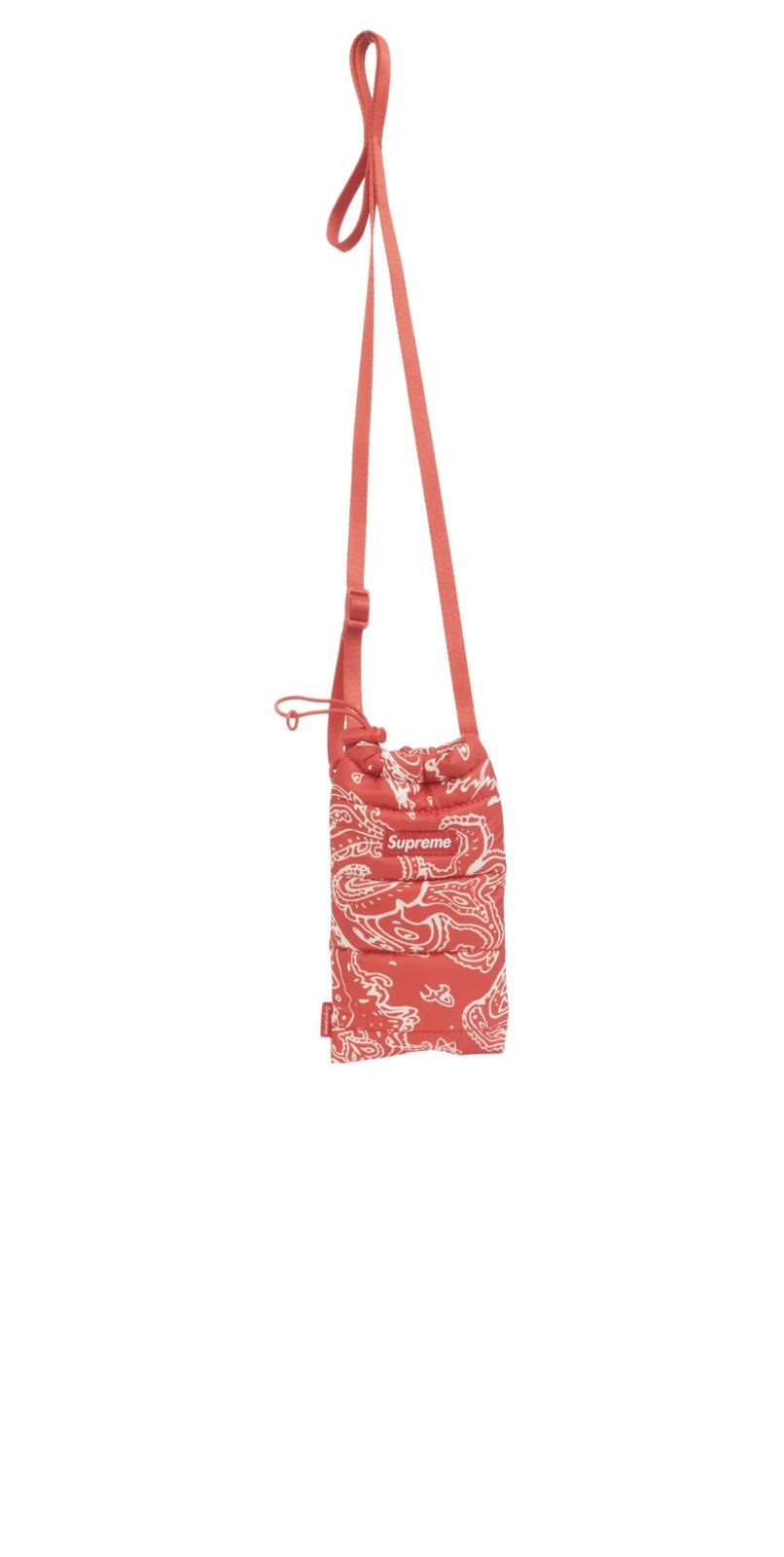 Supreme Puffer Neck Pouch Red