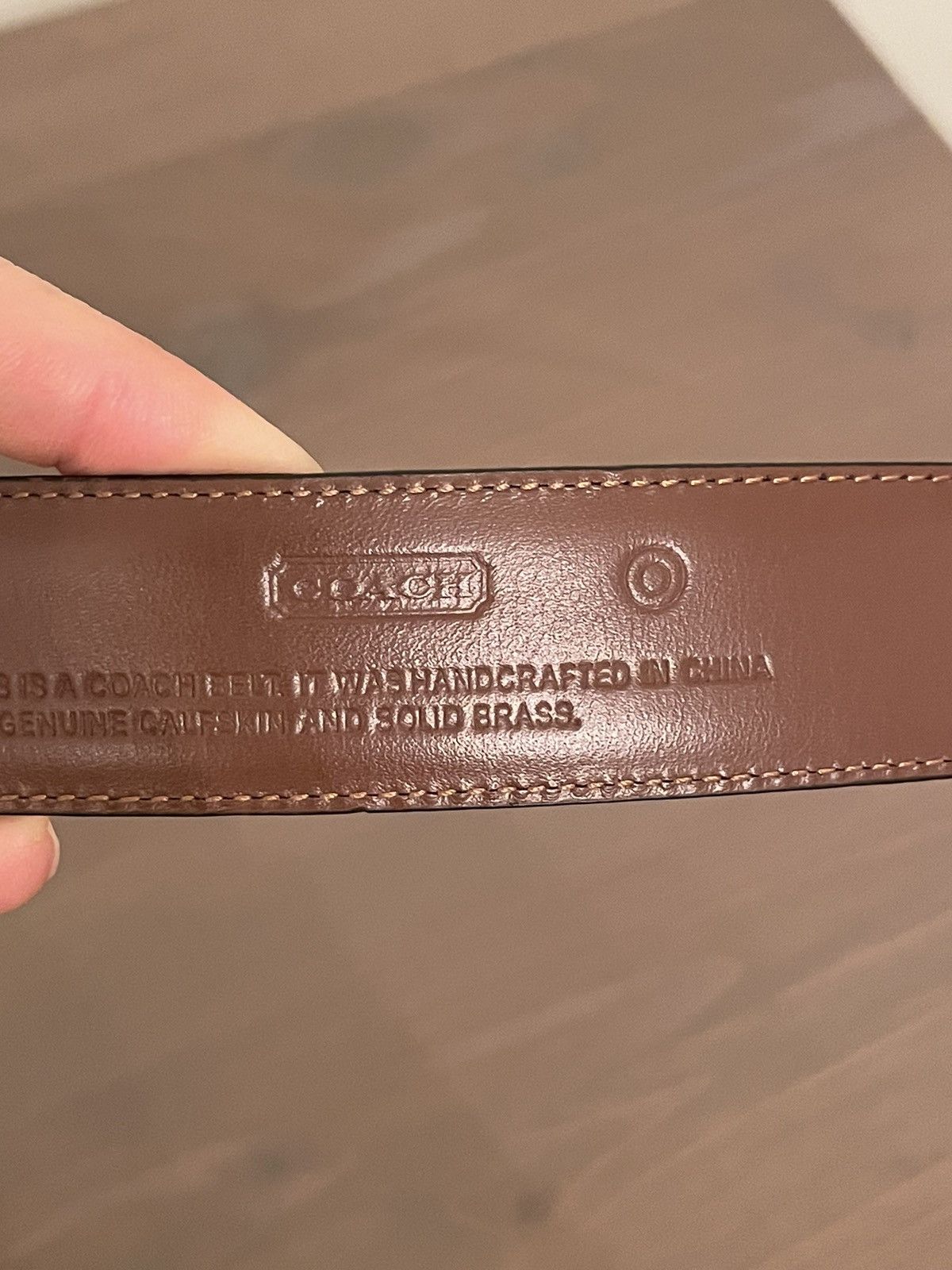 Coach Coach deep brown belt Size 34 - 7 Thumbnail