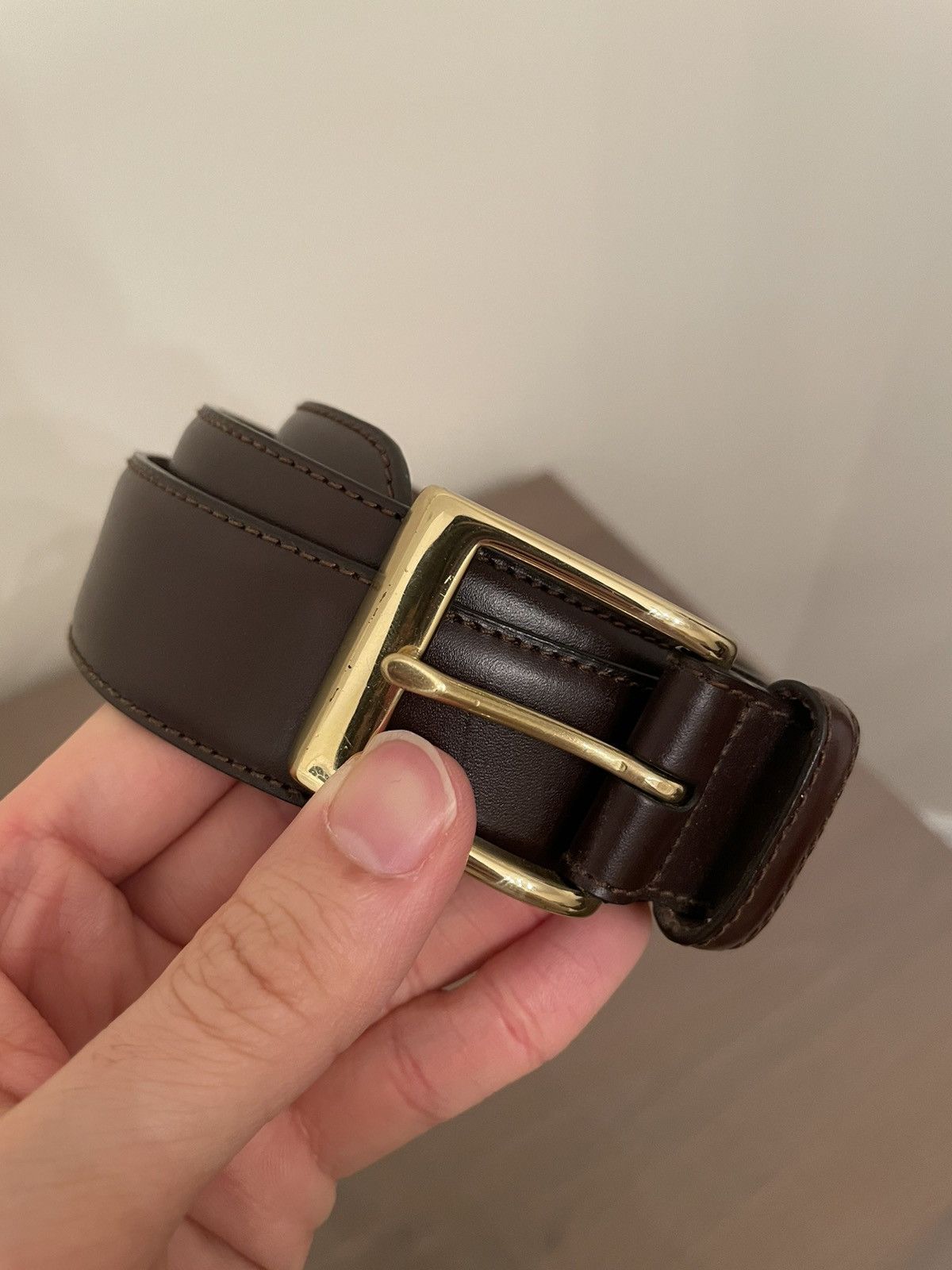 Coach Coach deep brown belt Size 34 - 1 Thumbnail