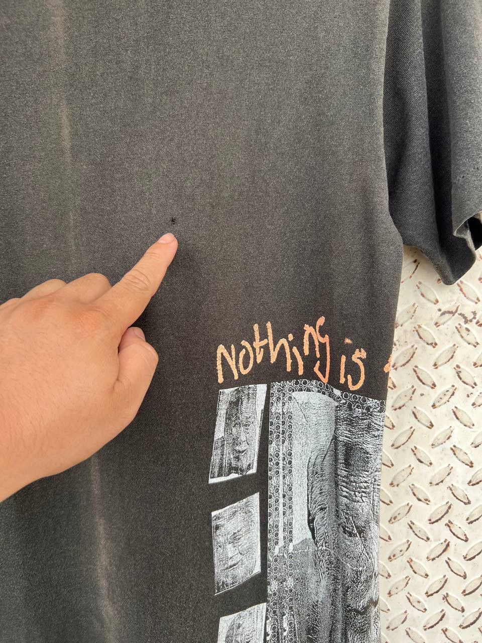Vintage Vintage 90's Anarchic Adjustment 'Nothing Is True' Tee Size US M / EU 48-50 / 2 - 14 Thumbnail