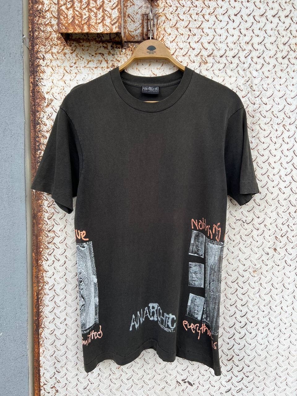Vintage Vintage 90's Anarchic Adjustment 'Nothing Is True' Tee Size US M / EU 48-50 / 2 - 2 Thumbnail