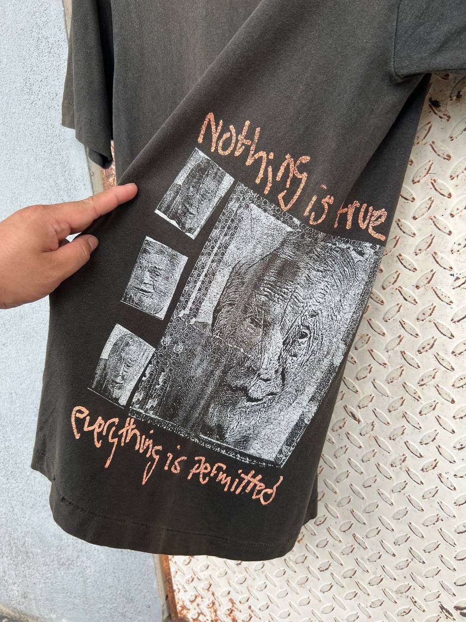 Vintage Vintage 90's Anarchic Adjustment 'Nothing Is True' Tee Size US M / EU 48-50 / 2 - 10 Thumbnail