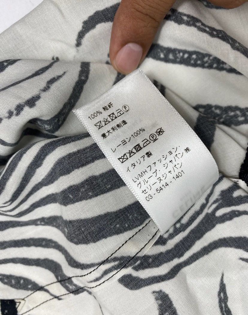 Celine × Hedi Slimane CELINE LOOSE HAWAIIAN SHIRT IN VISCOSE WITH ZEBRA PRINT Size US M / EU 48-50 / 2 - 9 Thumbnail