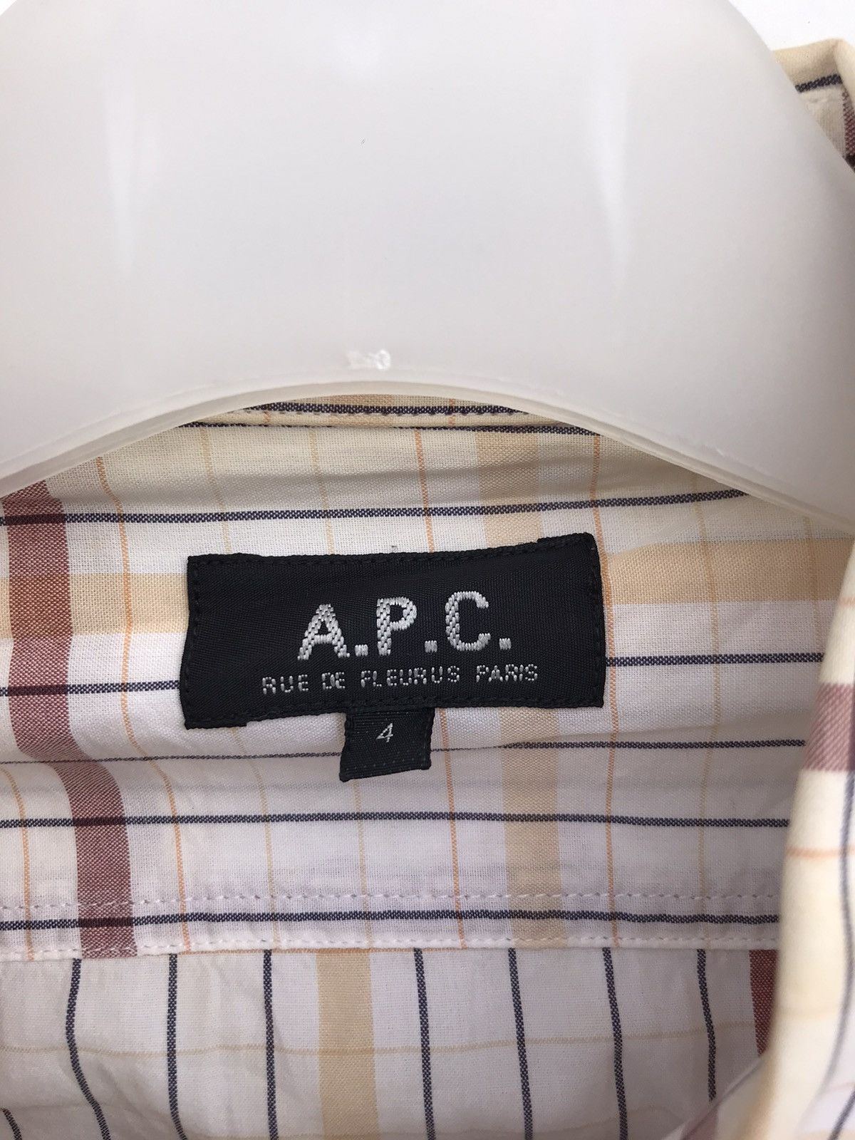 A.P.C. APC Checkered Shirt Size US L / EU 52-54 / 3 - 3 Thumbnail