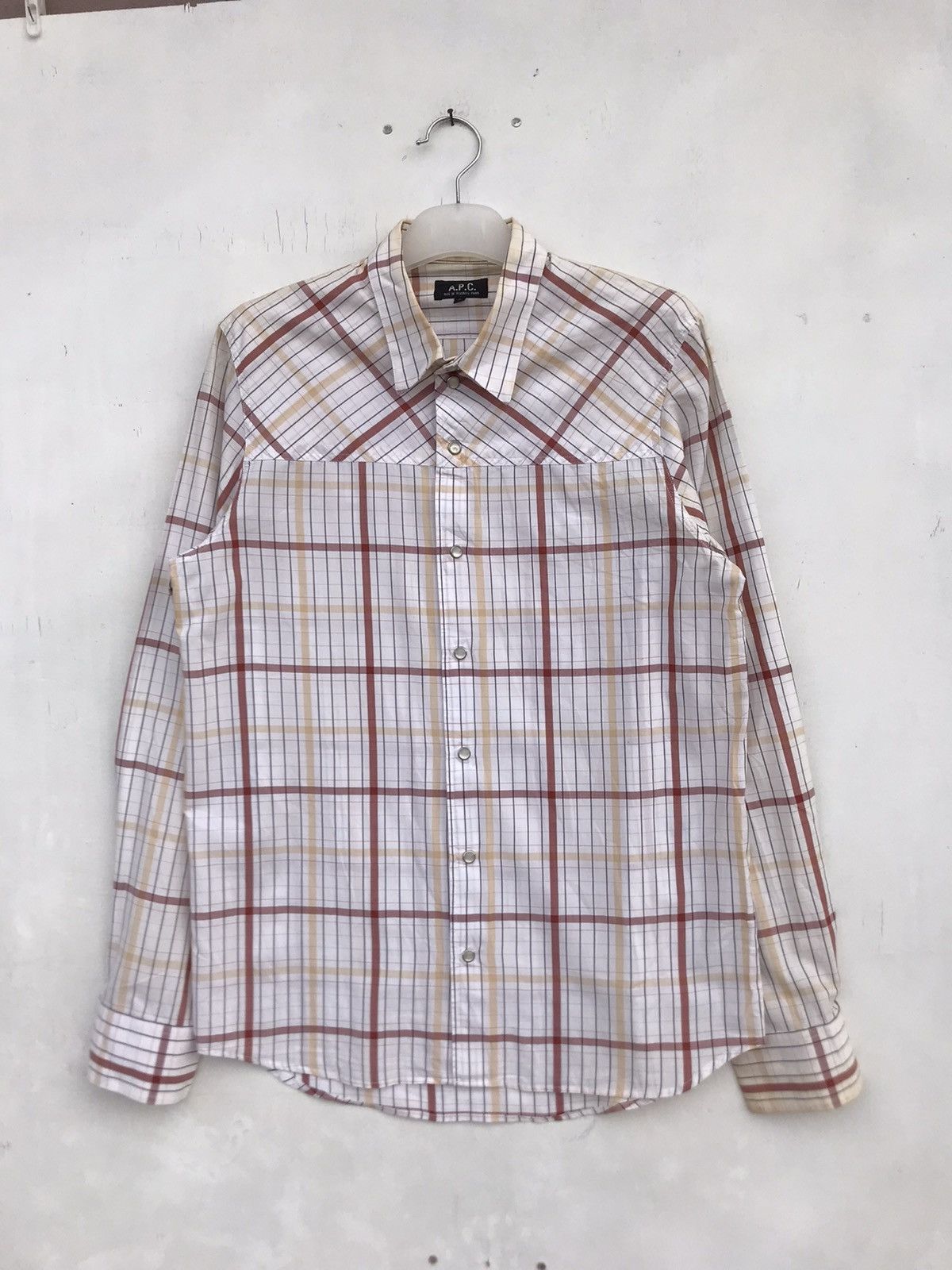A.P.C. APC Checkered Shirt Size US L / EU 52-54 / 3 - 1 Thumbnail