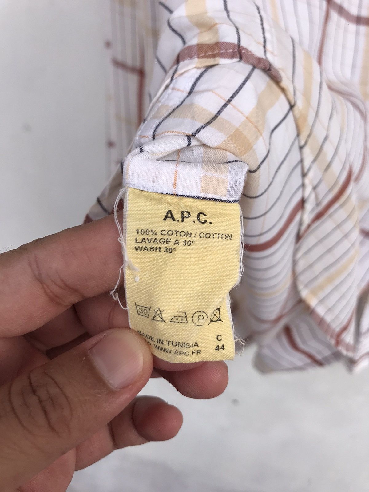 A.P.C. APC Checkered Shirt Size US L / EU 52-54 / 3 - 6 Thumbnail