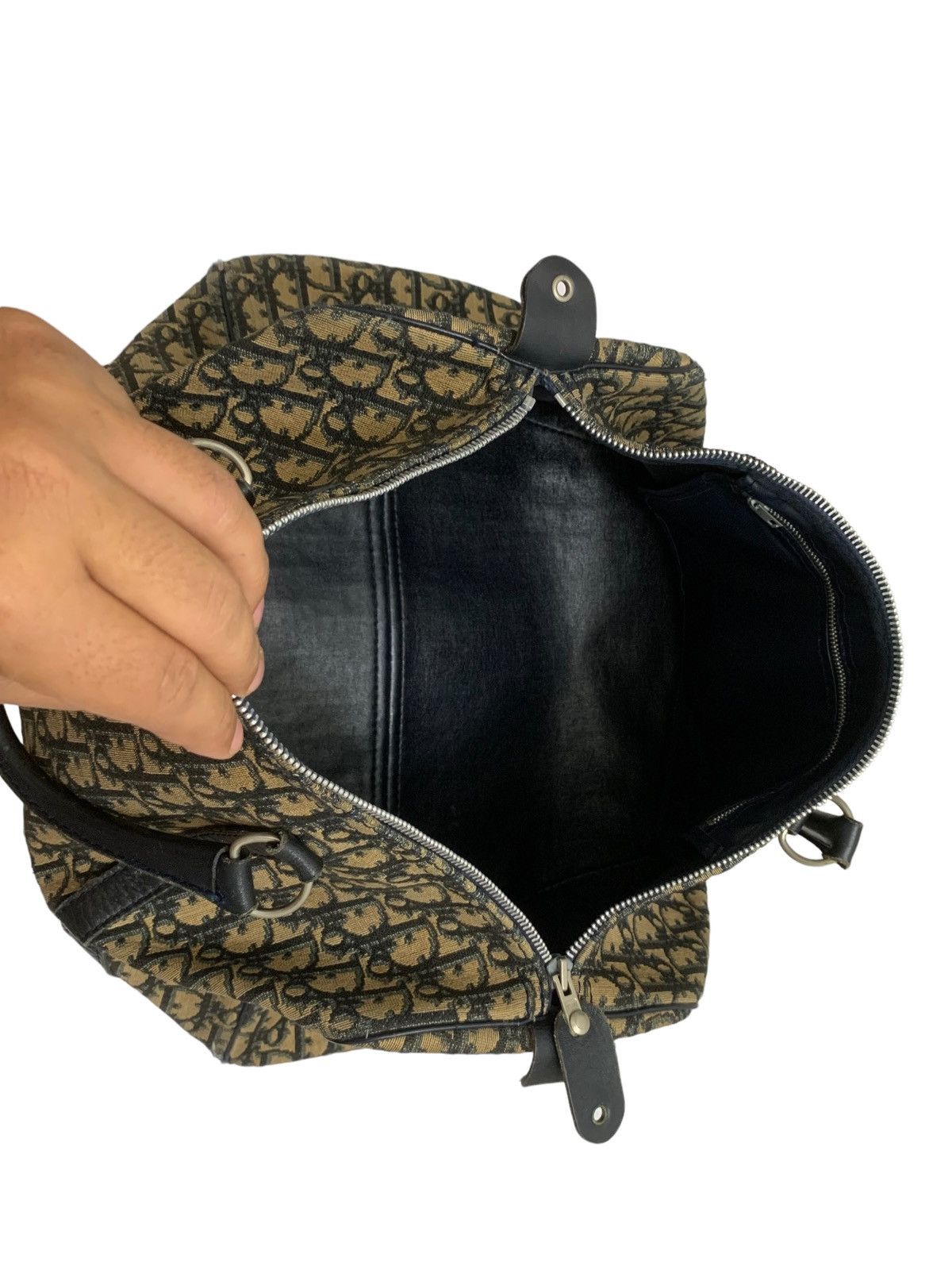 Christian Dior Monsieur × Dior × Vintage Christian Dior Oblique Boston Bag Size ONE SIZE - 8 Thumbnail