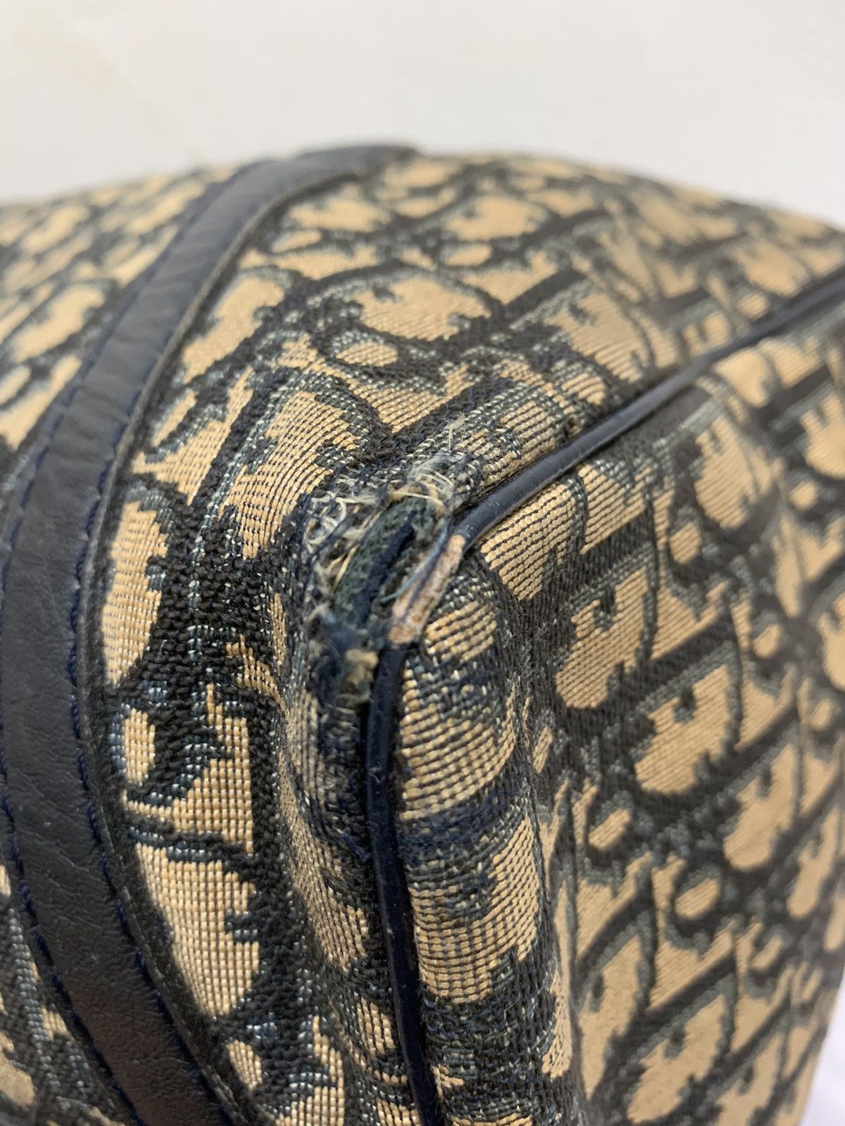 Christian Dior Monsieur × Dior × Vintage Christian Dior Oblique Boston Bag Size ONE SIZE - 11 Thumbnail