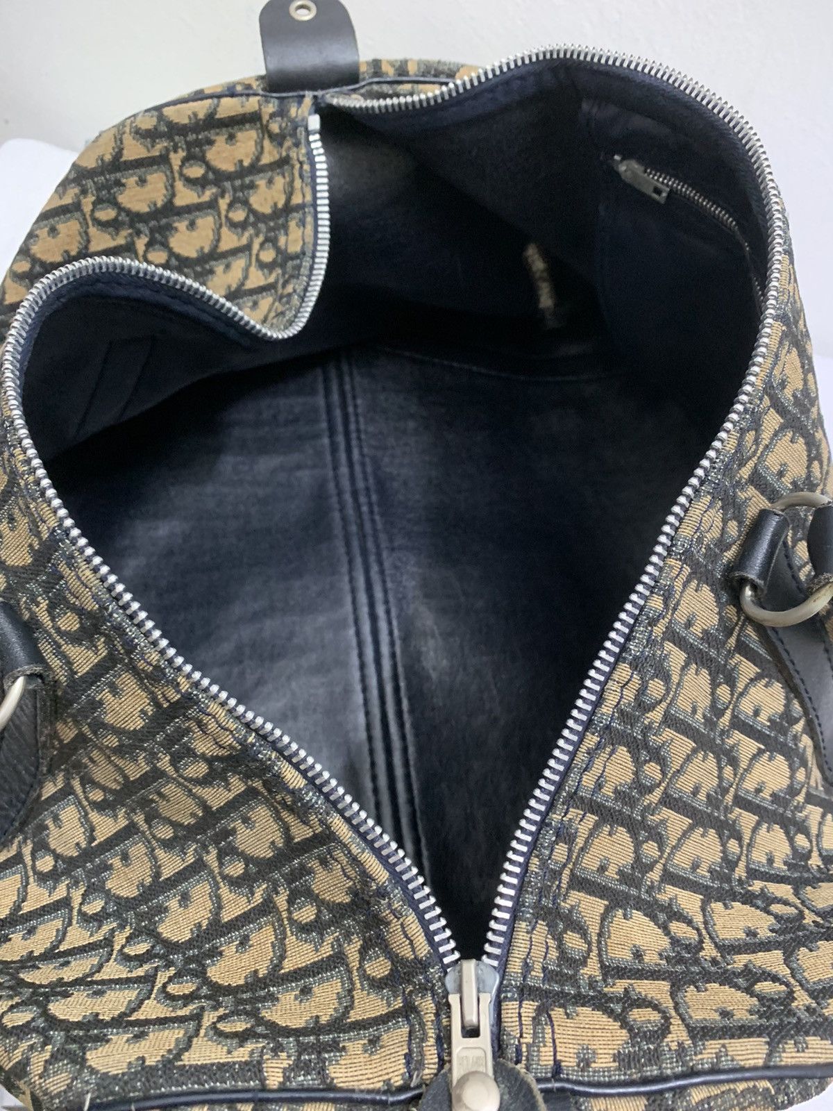Christian Dior Monsieur × Dior × Vintage Christian Dior Oblique Boston Bag Size ONE SIZE - 7 Thumbnail
