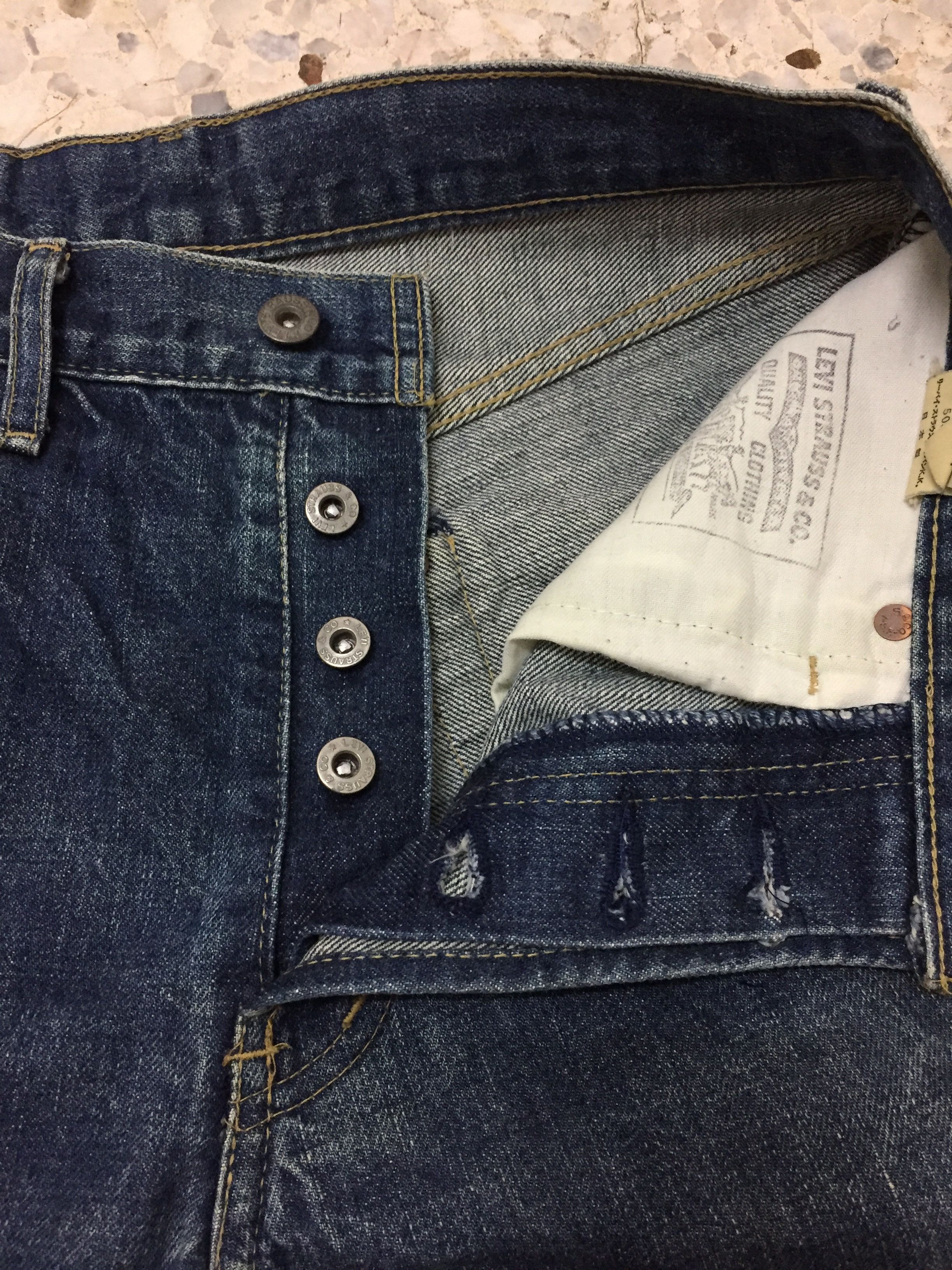 Levi's Vintage levis big E selvedge 503BXX Size US 30 / EU 46 - 2 Thumbnail