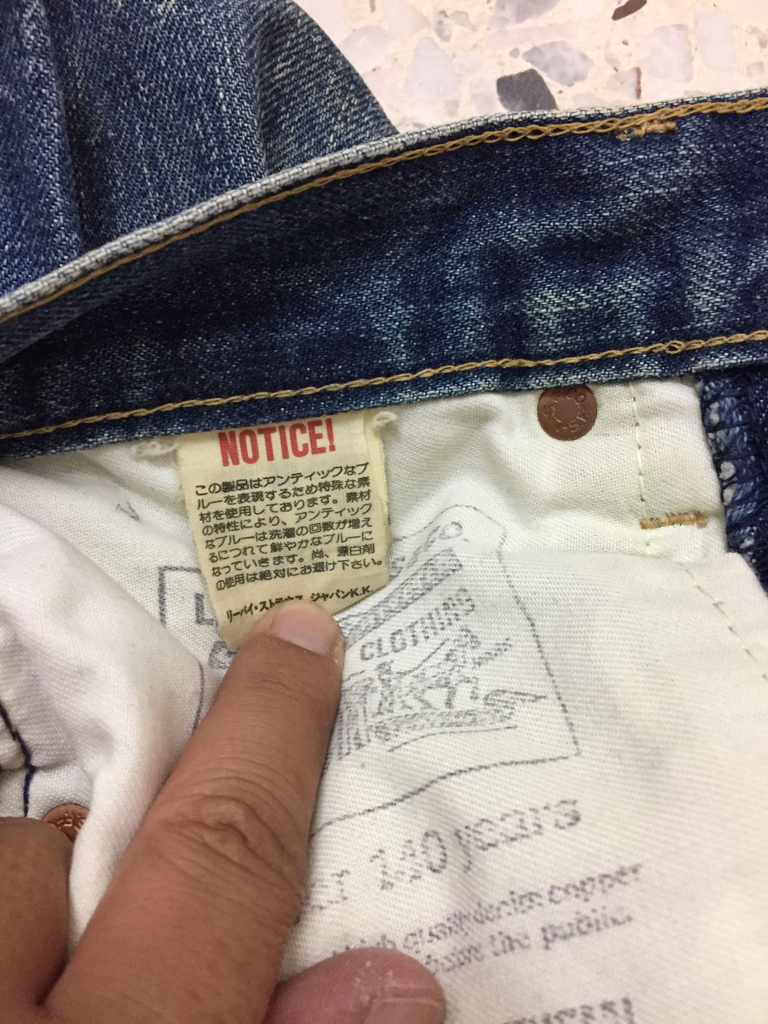 Levi's Vintage levis big E selvedge 503BXX Size US 30 / EU 46 - 10 Thumbnail