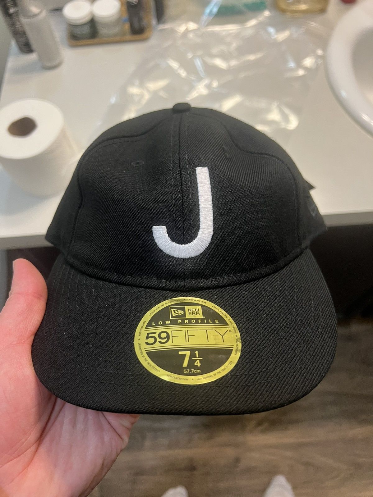 Jjjjound Jjjjound New Era low profile black fitted hat 7 & 1/4
