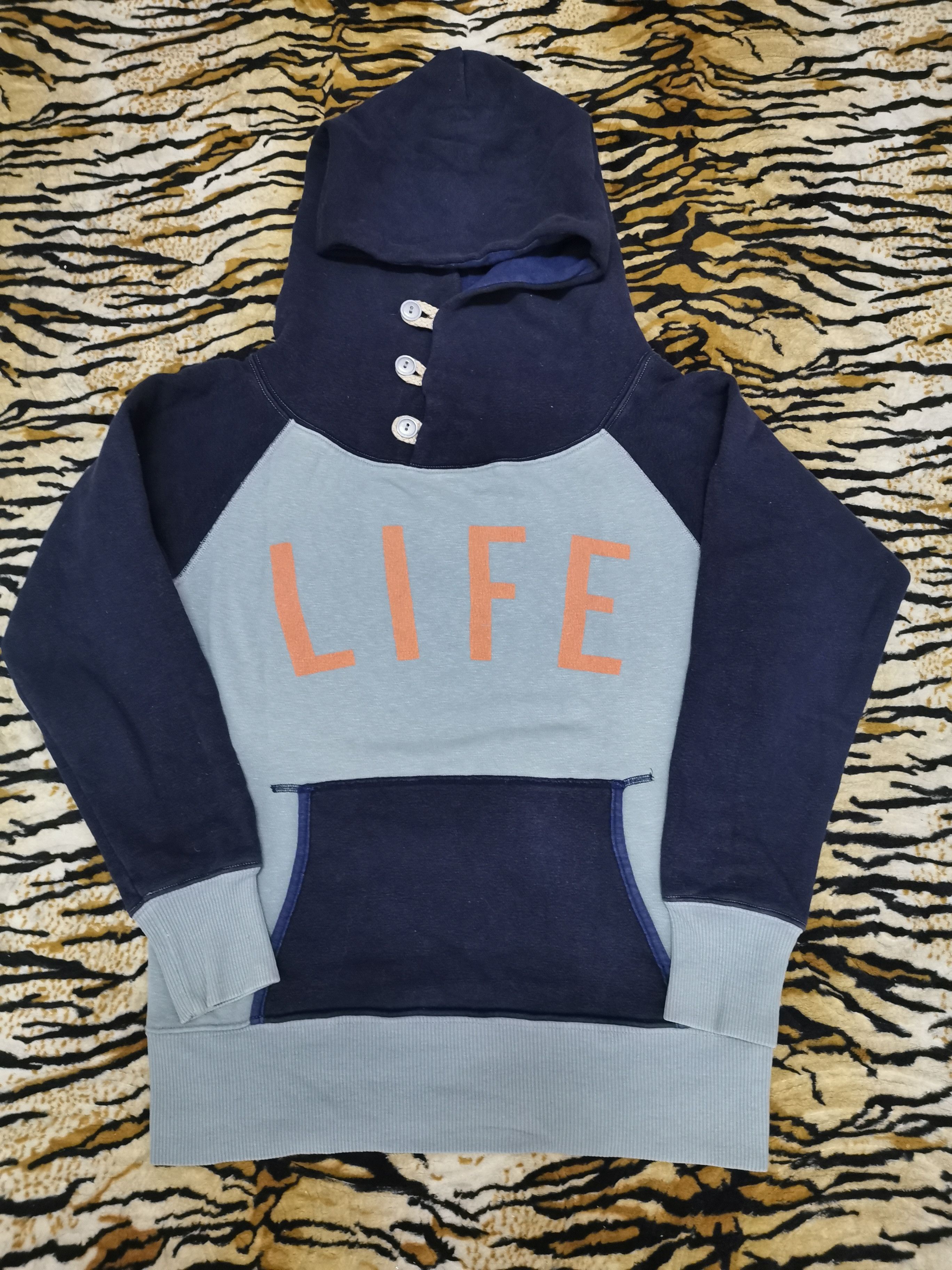 Japanese Brand Life Hoodie Size US S / EU 44-46 / 1 - 1 Thumbnail