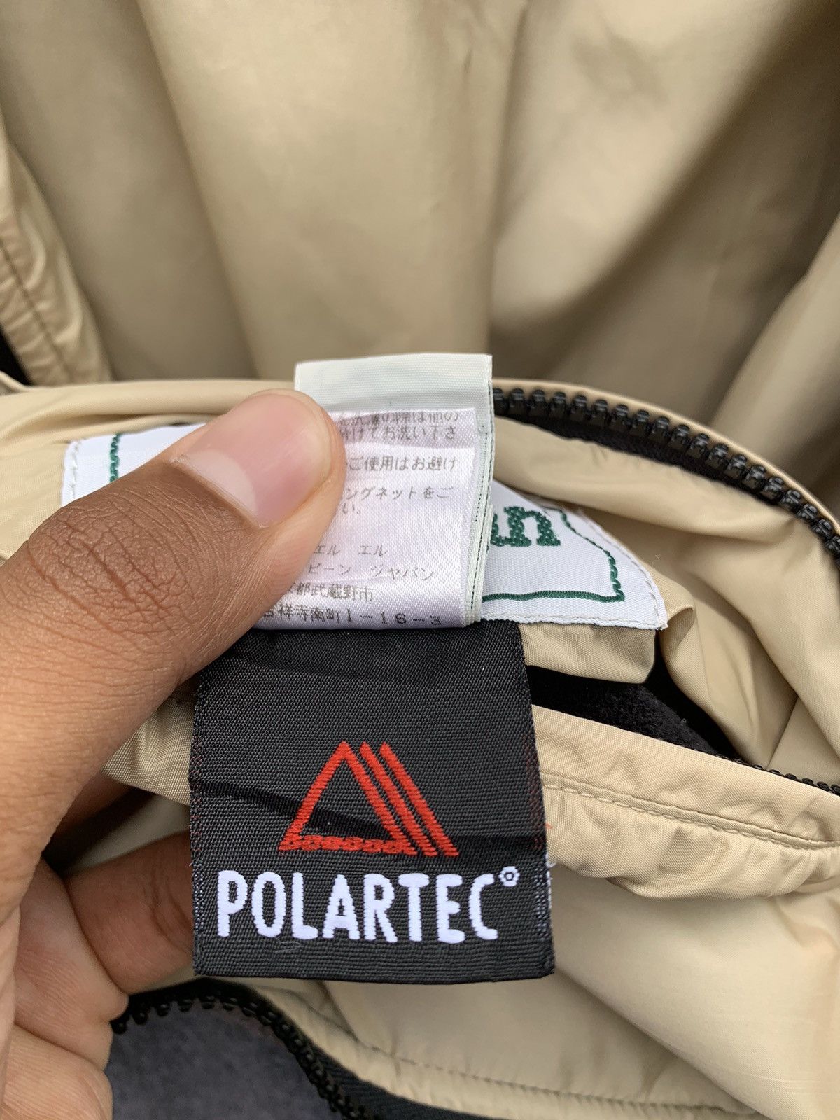 L.L. Bean 👹LL.Bean Nylon X Fleece Polartech Jacket Size US L / EU 52-54 / 3 - 15 Thumbnail