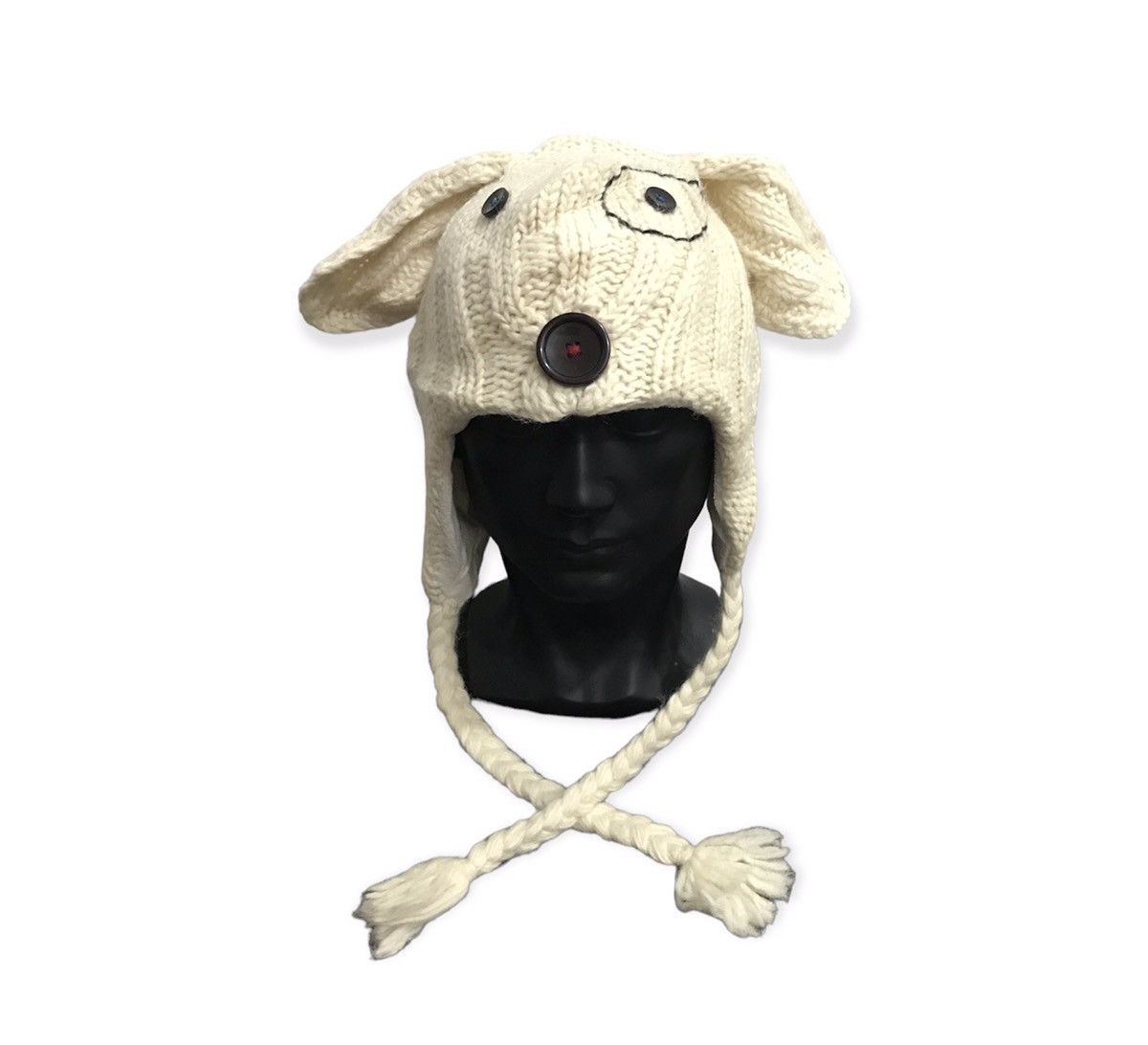 Japanese Brand Delux Bunny Horn Beanie Hat Size ONE SIZE - 1 Thumbnail