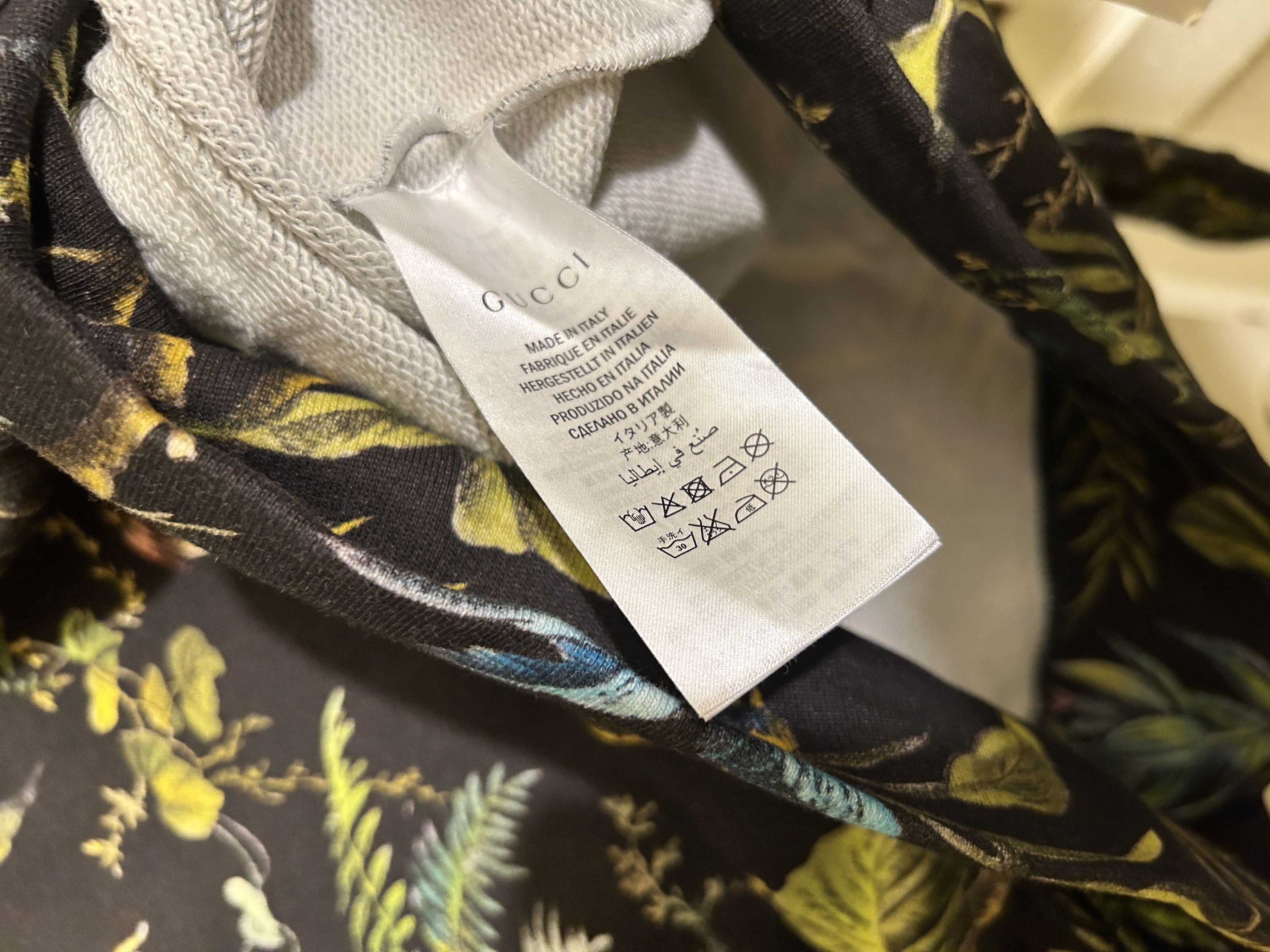 Gucci Tropical Jungle Print Jersey Sweatshirt Birds Floral tiger Size US L / EU 52-54 / 3 - 4 Thumbnail