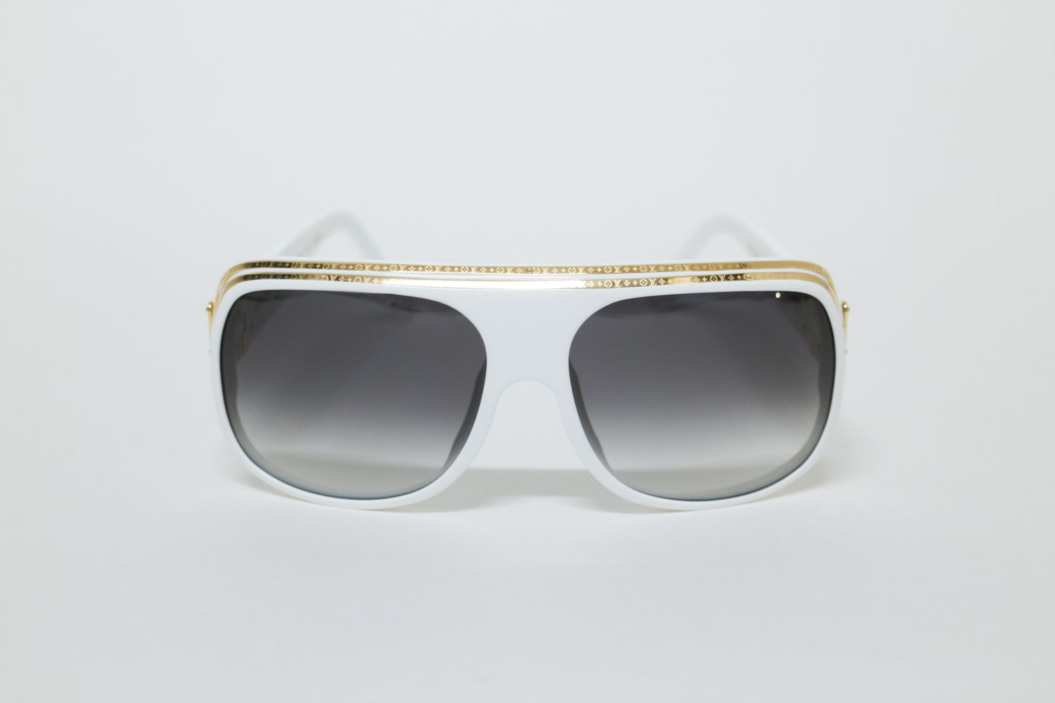 Louis Vuitton White Millionaire Sunglasses OG PHARELL NIGO