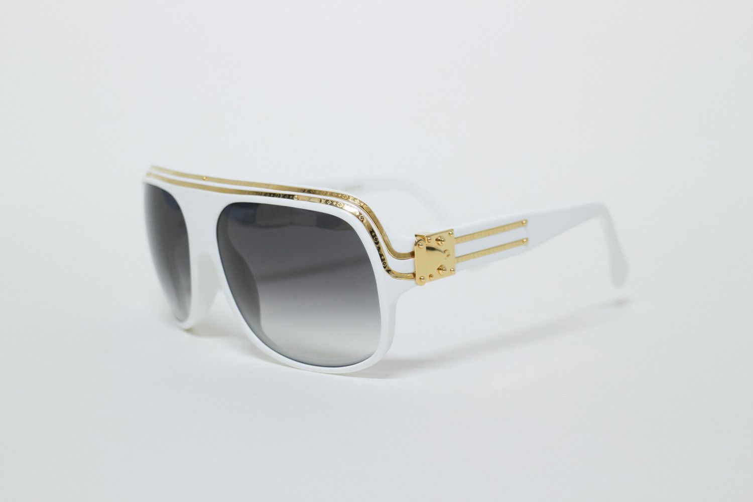 Louis Vuitton × Pharrell Louis Vuitton White Millionaire Sunglasses OG PHARRELL NIGO Size ONE SIZE - 2 Thumbnail