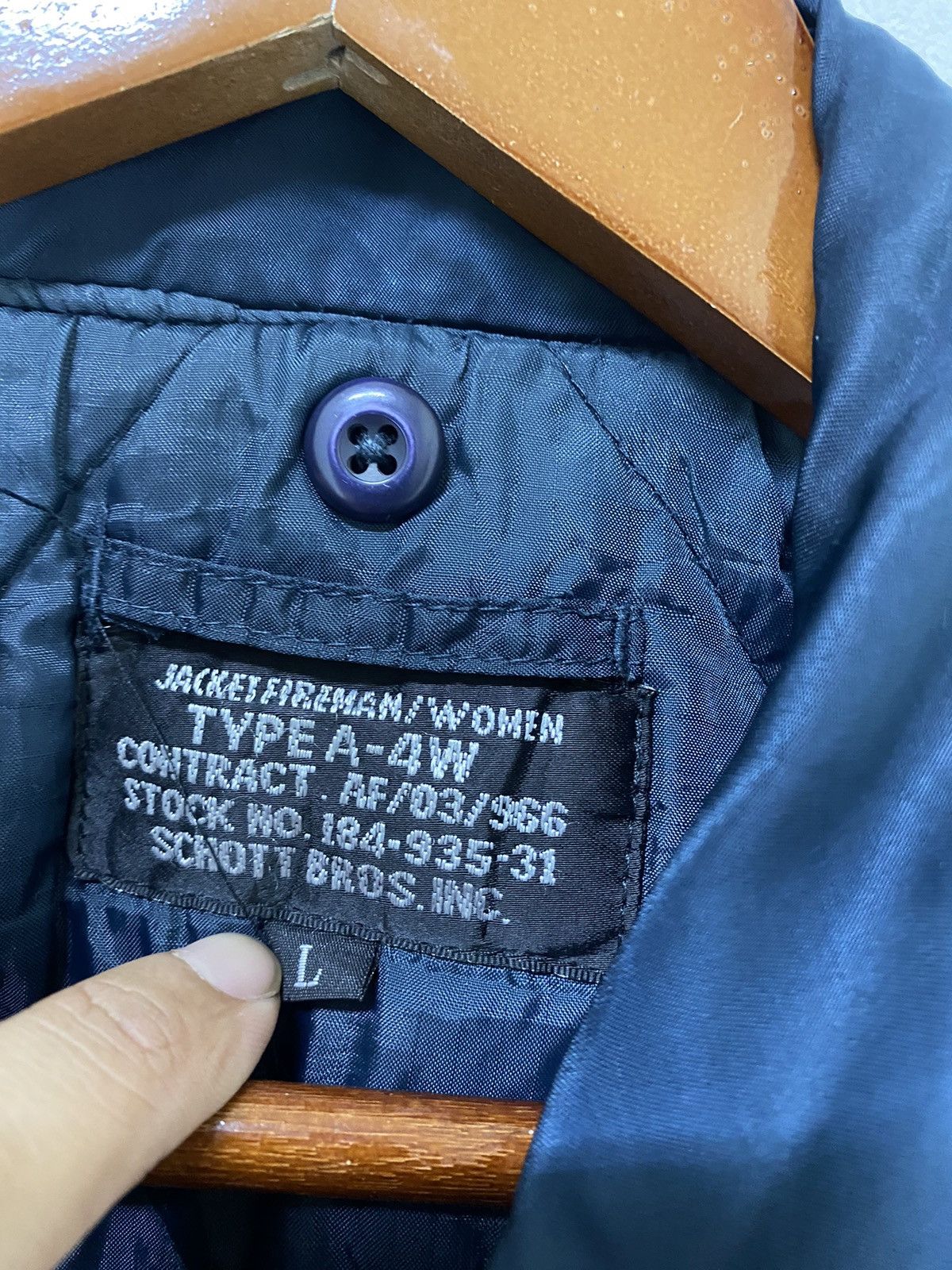 Schott Vintage Schott NYC MA-1 Flight Jacket Design Size L / US 10 / IT 46 - 3 Thumbnail