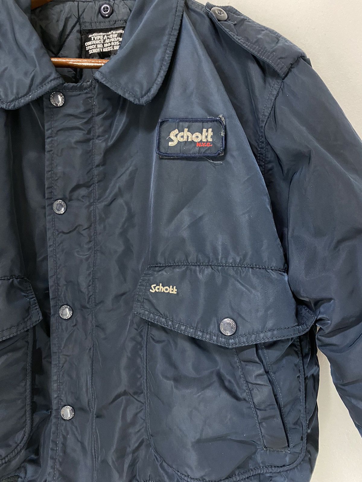 Schott Vintage Schott NYC MA-1 Flight Jacket Design Size L / US 10 / IT 46 - 4 Thumbnail