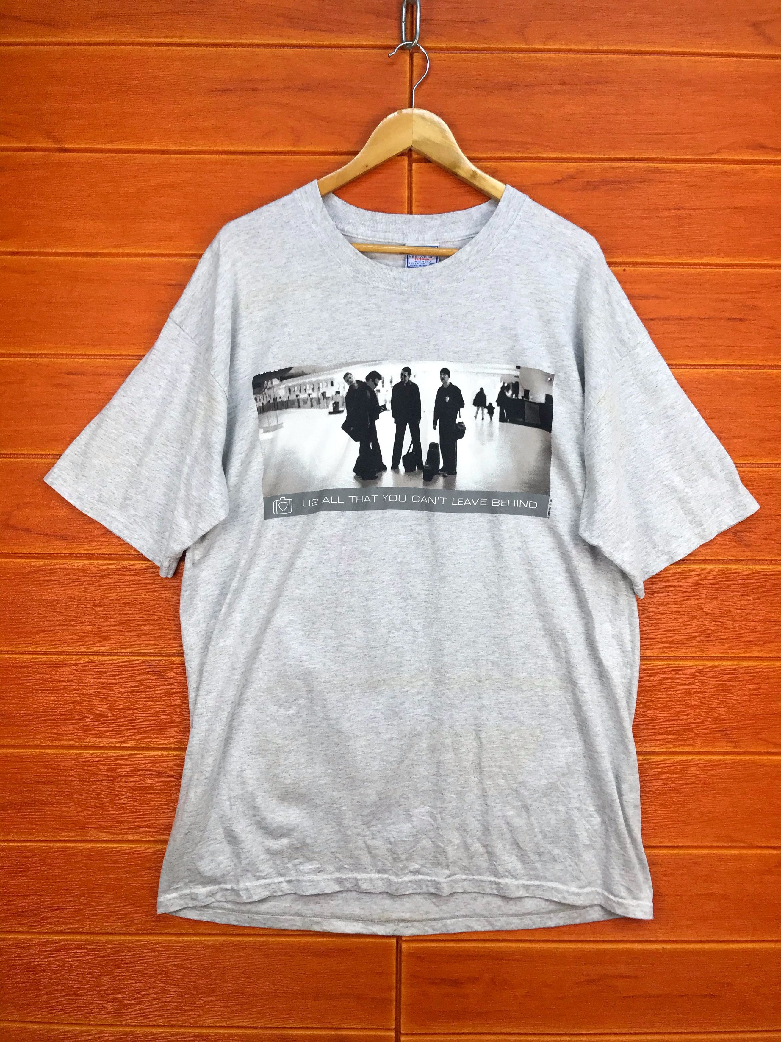 Band Tees Vintage 2001 U2 All That You Cant Leave Behind Band Shirt Size US XL / EU 56 / 4 - 1 Thumbnail