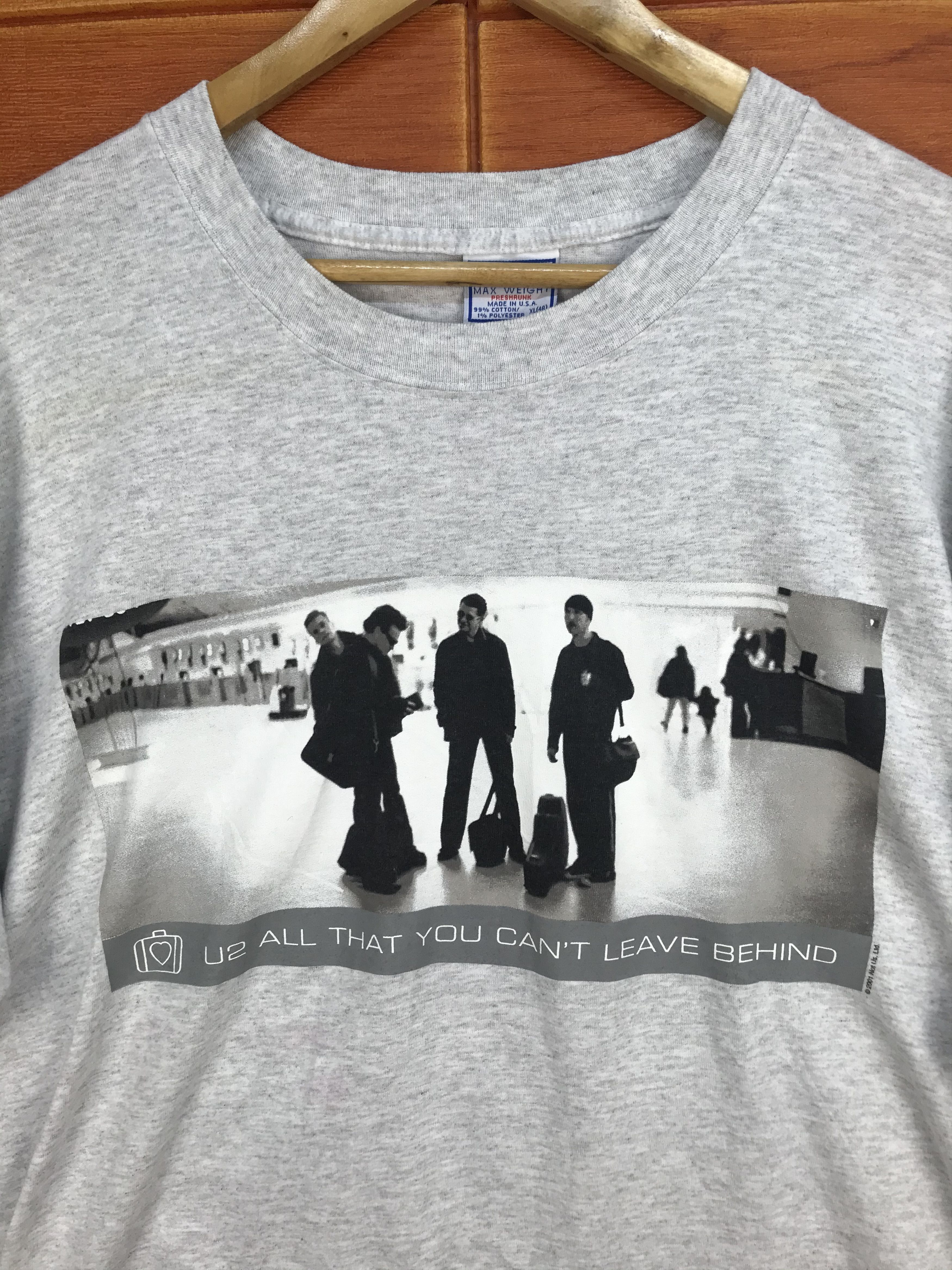 Band Tees Vintage 2001 U2 All That You Cant Leave Behind Band Shirt Size US XL / EU 56 / 4 - 3 Thumbnail