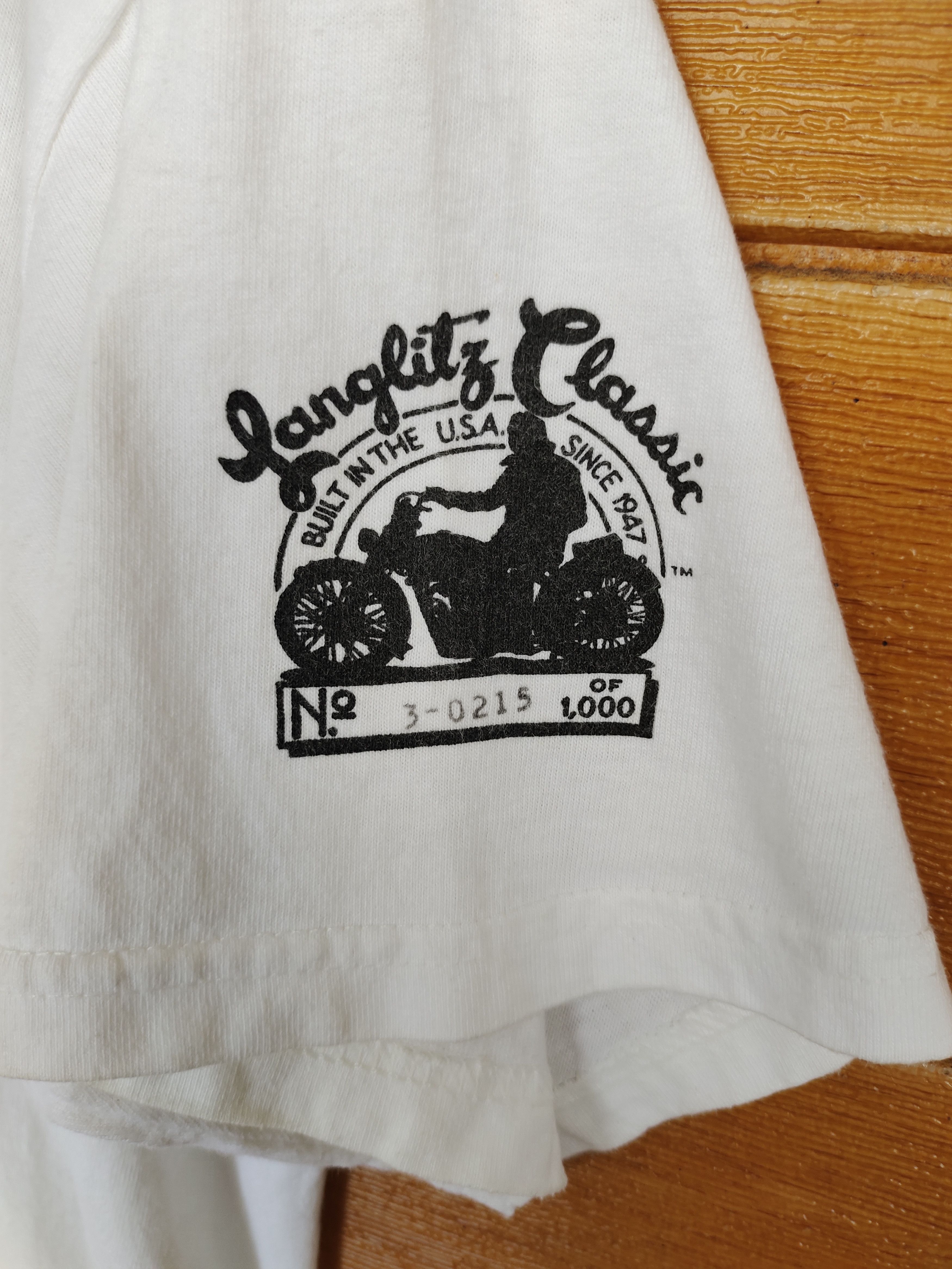 Aero Leathers Vintage 90s Langlitz Leather 50th Anniversary 1997 T-Shirt Size US L / EU 52-54 / 3 - 3 Thumbnail