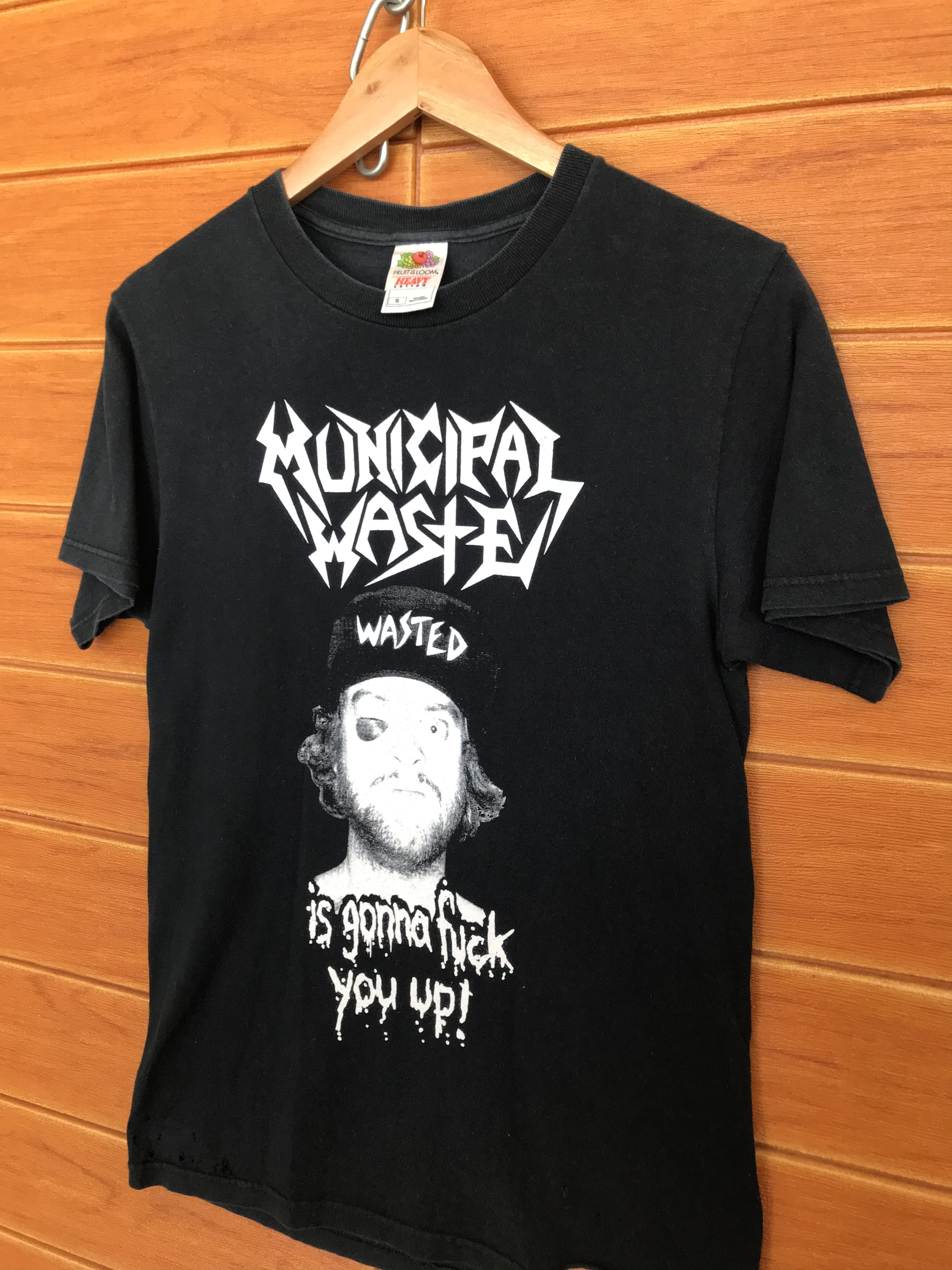 Band Tees Vintage Municipal Waste Metal Band Distressed T-Shirt Size US S / EU 44-46 / 1 - 5 Thumbnail