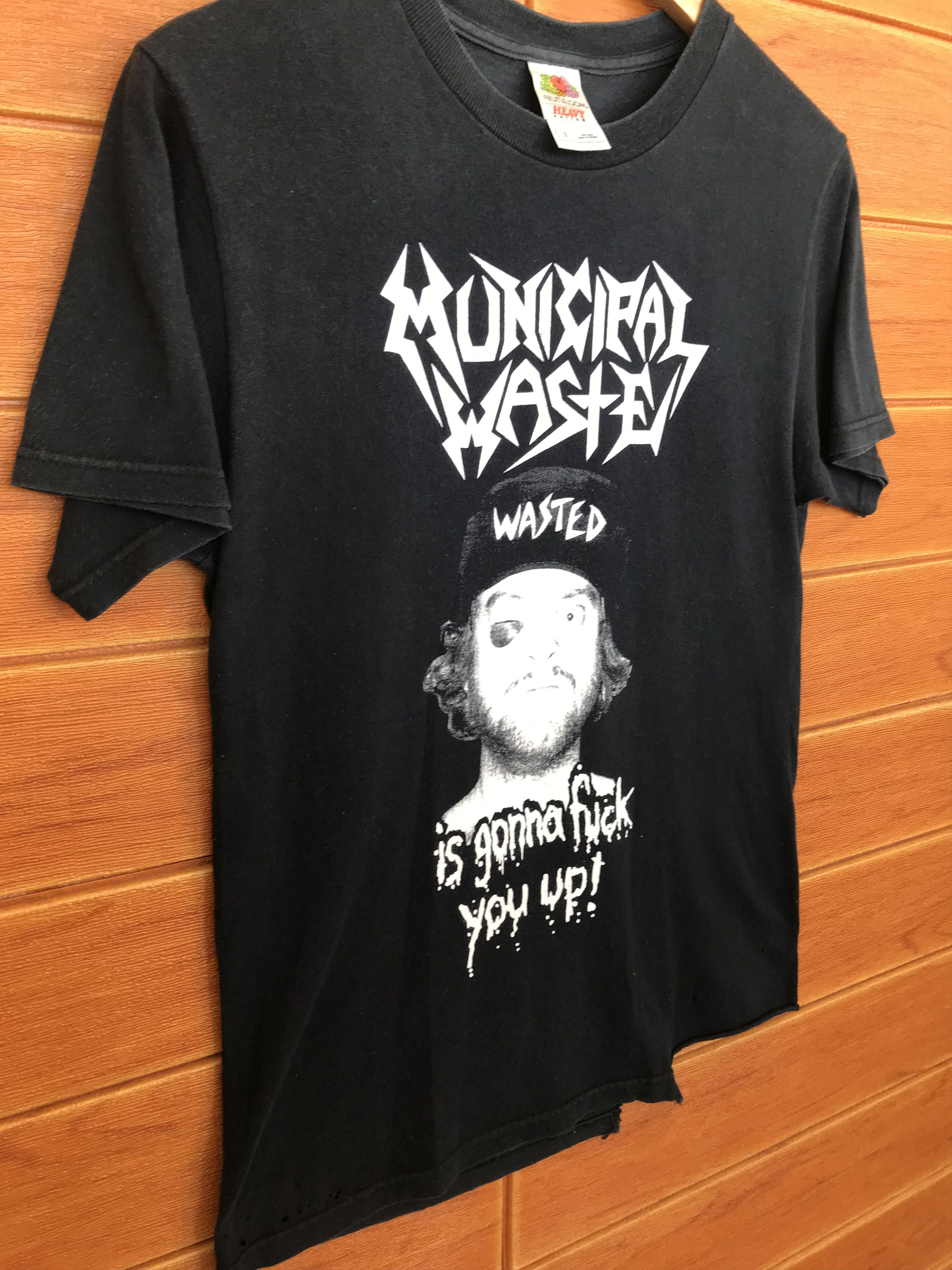 Band Tees Vintage Municipal Waste Metal Band Distressed T-Shirt Size US S / EU 44-46 / 1 - 4 Thumbnail