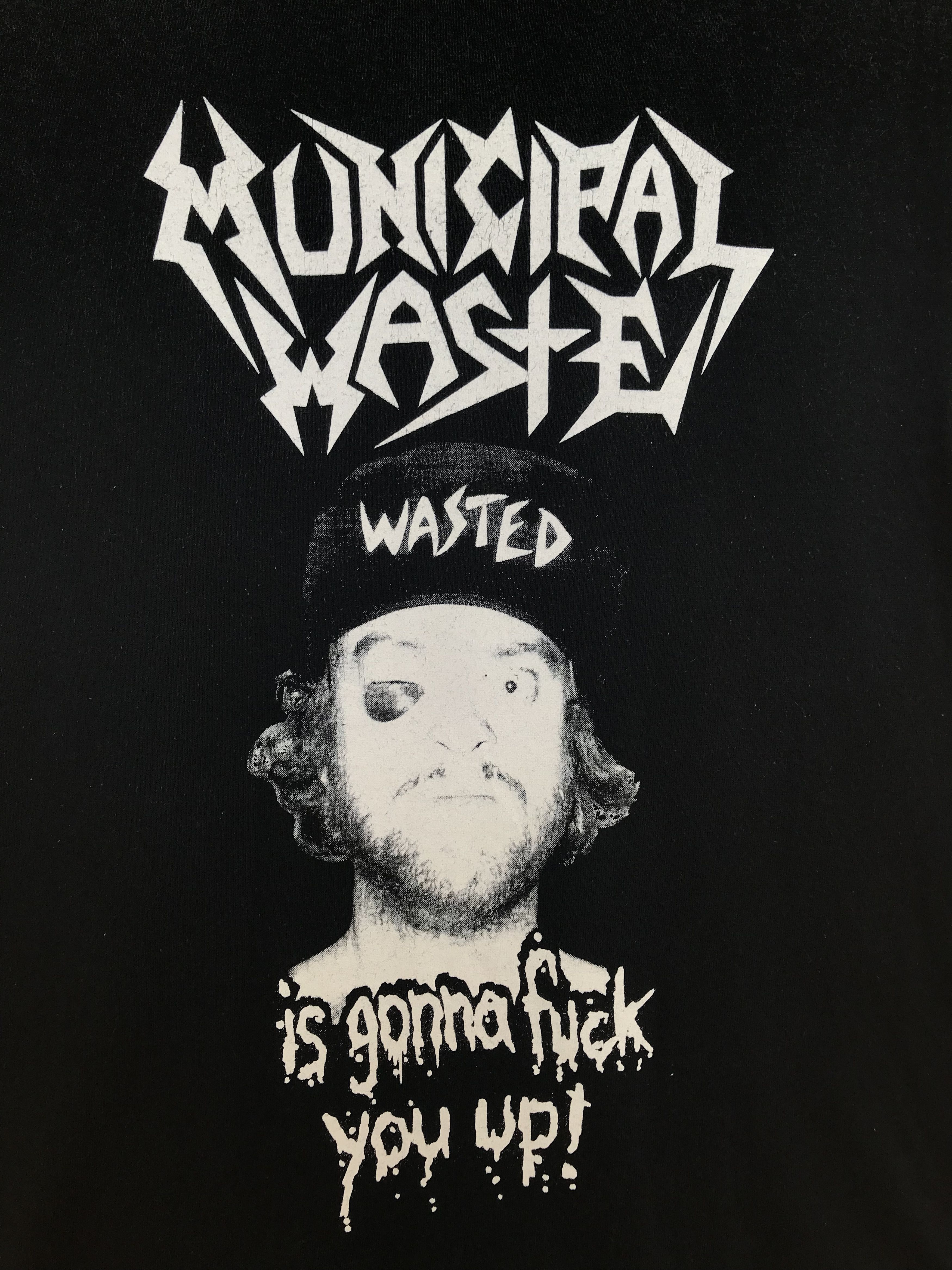 Band Tees Vintage Municipal Waste Metal Band Distressed T-Shirt Size US S / EU 44-46 / 1 - 2 Thumbnail