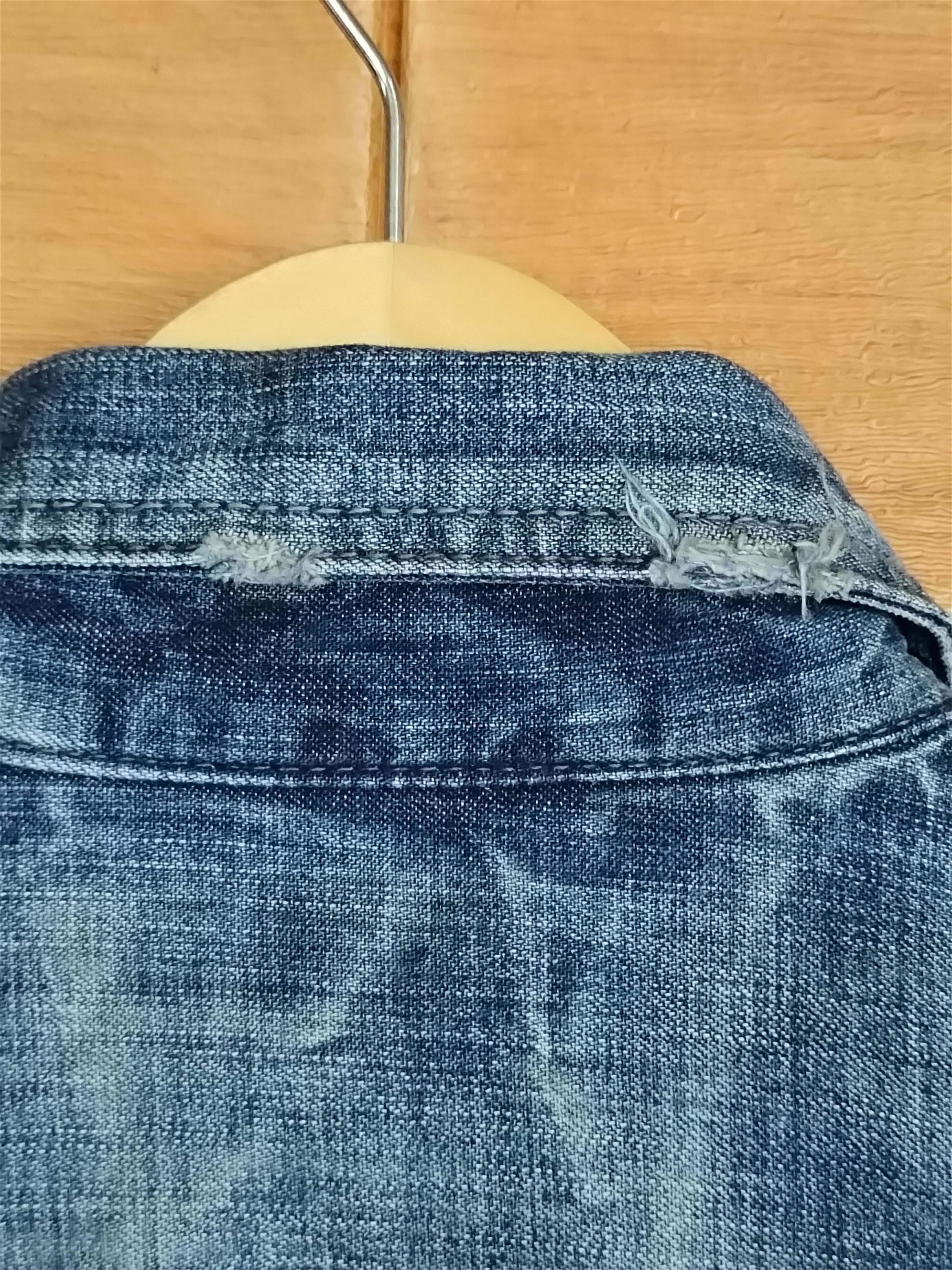CIVARIZE 🇯🇵 Civarize Snap Button Denim Shirt Nice Design Patina Size US S / EU 44-46 / 1 - 14 Thumbnail