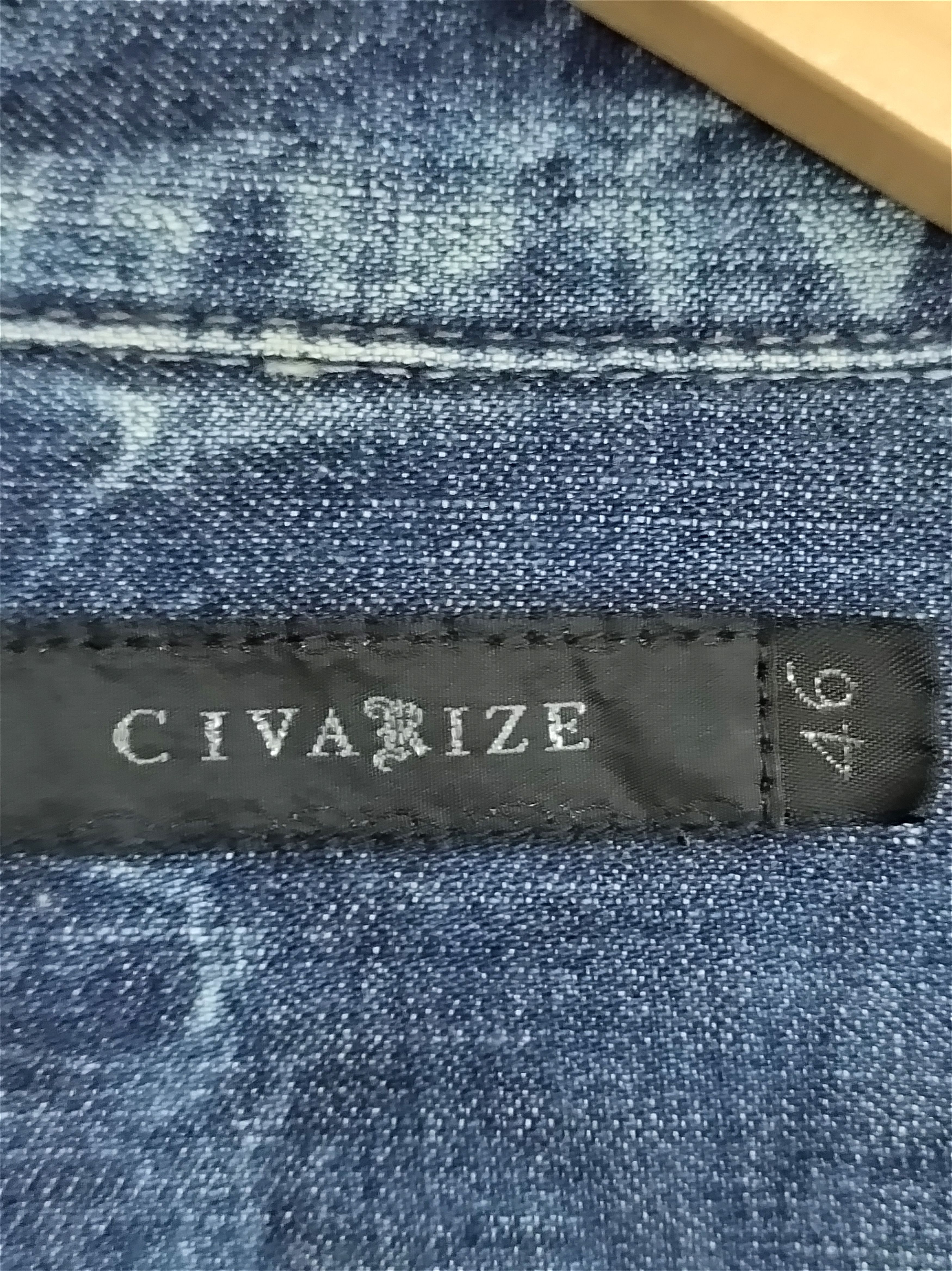 CIVARIZE 🇯🇵 Civarize Snap Button Denim Shirt Nice Design Patina Size US S / EU 44-46 / 1 - 20 Thumbnail