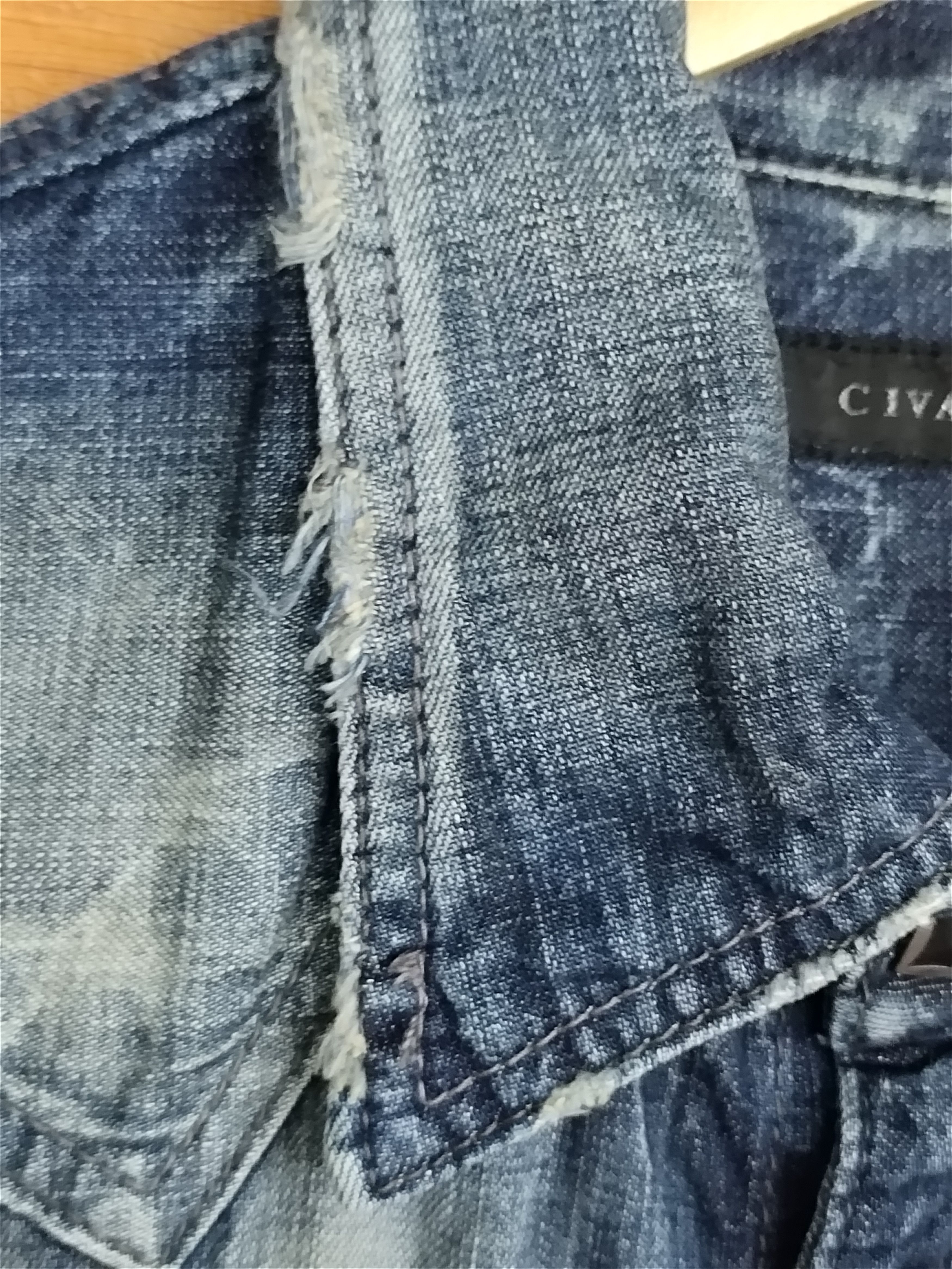 CIVARIZE 🇯🇵 Civarize Snap Button Denim Shirt Nice Design Patina Size US S / EU 44-46 / 1 - 6 Thumbnail