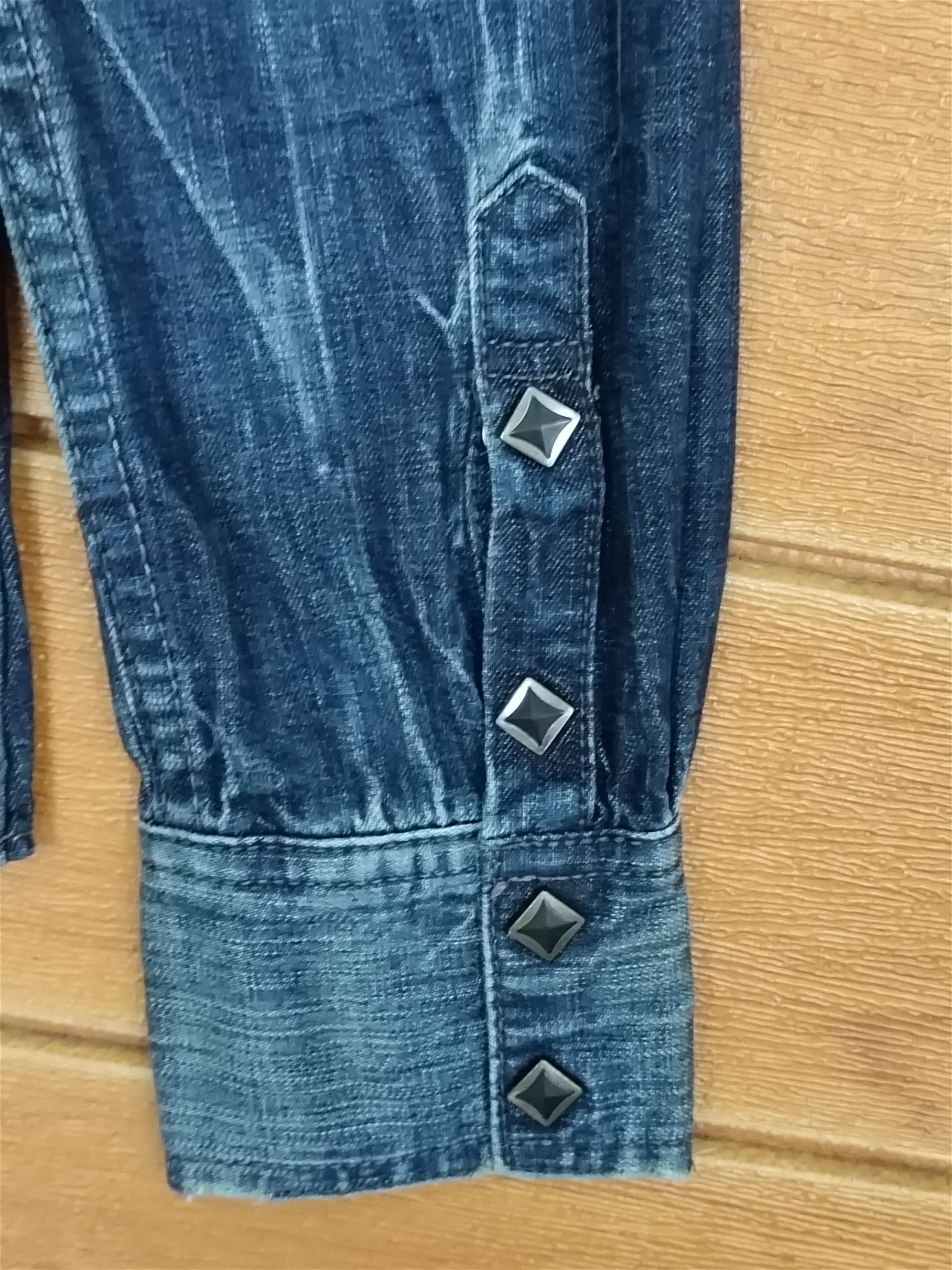 CIVARIZE 🇯🇵 Civarize Snap Button Denim Shirt Nice Design Patina Size US S / EU 44-46 / 1 - 15 Thumbnail