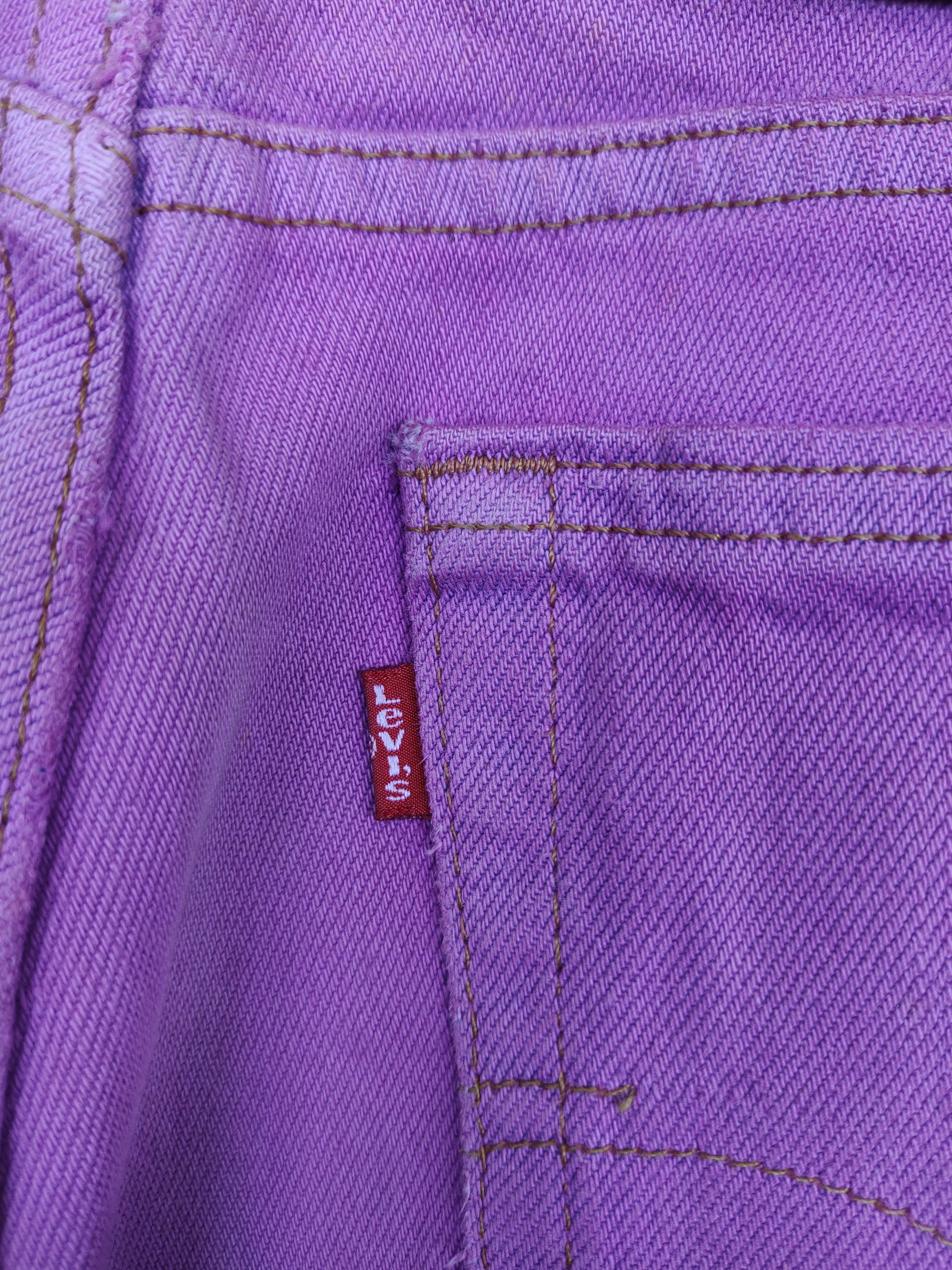 Levi's Vintage Clothing 1995 LEVIS 560 Loose Fit Tapered Leg Tie Dye Denim Jeans Size US 33 - 14 Thumbnail