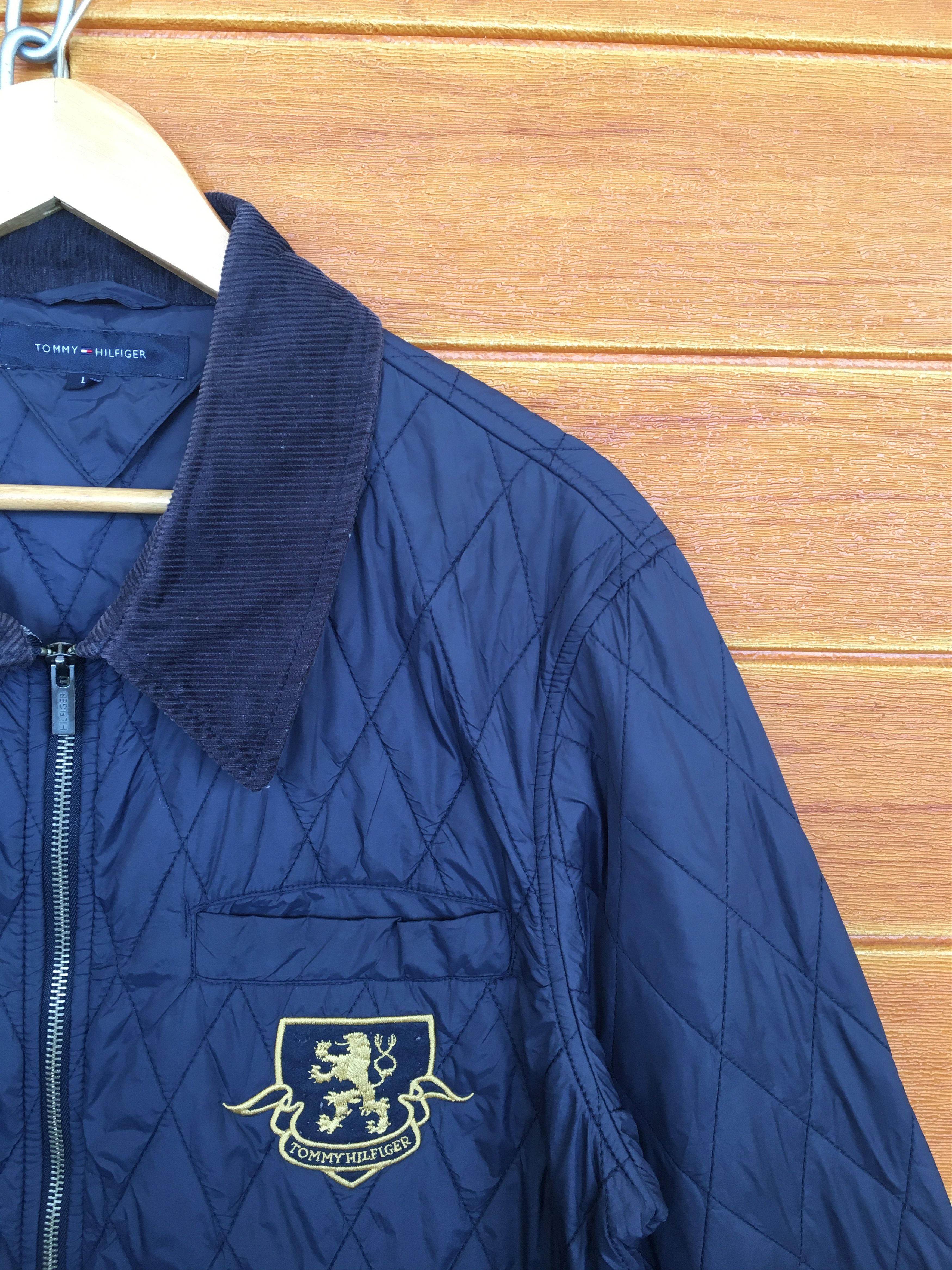 Tommy Hilfiger Vintage Tommy Hilfiger Quilted Jacket Size US L / EU 52-54 / 3 - 3 Thumbnail