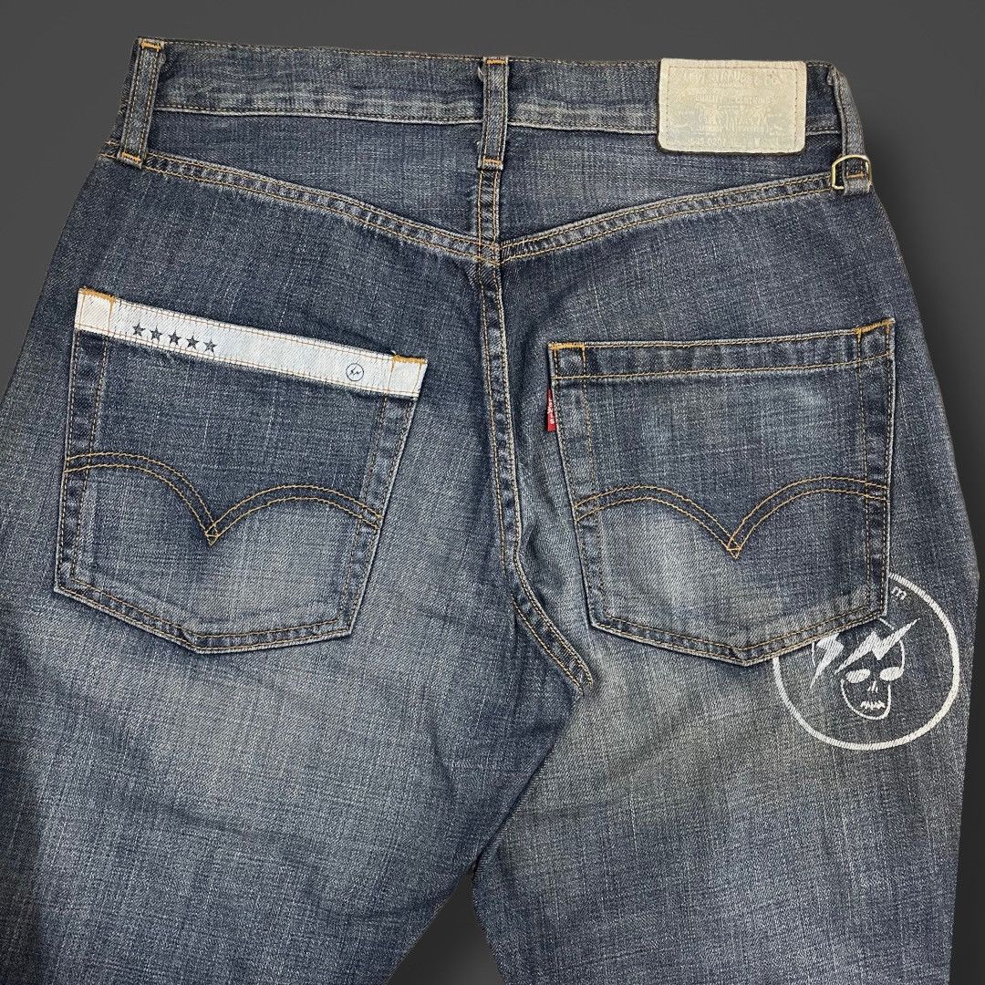 Fragment Design × Levi's Fenom - Crush 505 - Denim Jeans Size US 32 / EU 48 - 7 Thumbnail