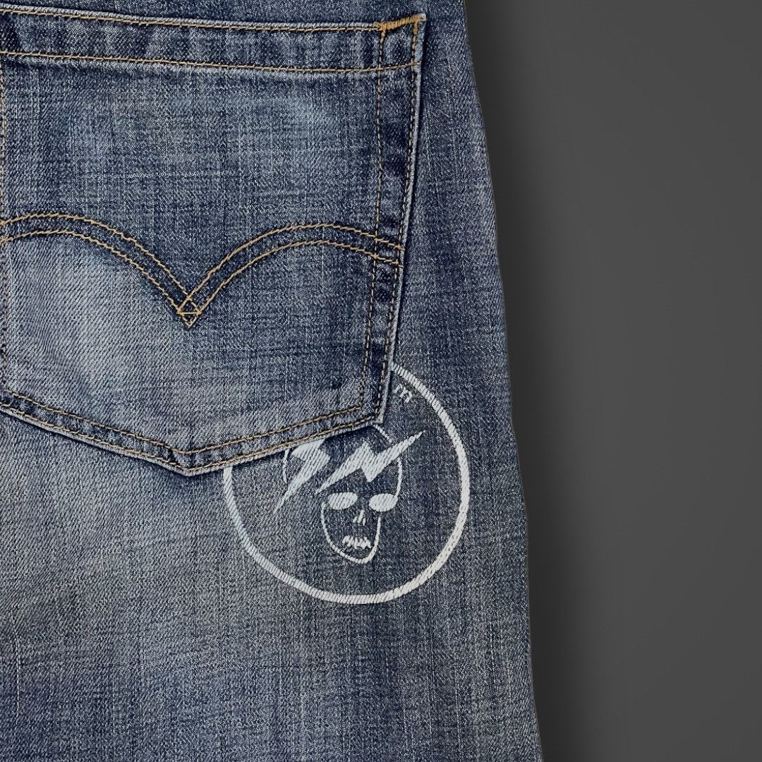 Fragment Design × Levi's Fenom - Crush 505 - Denim Jeans Size US 32 / EU 48 - 6 Thumbnail