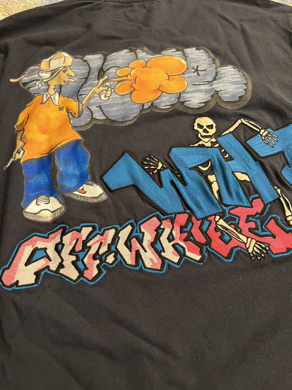 Graft pupp skate L/S tee outerspace