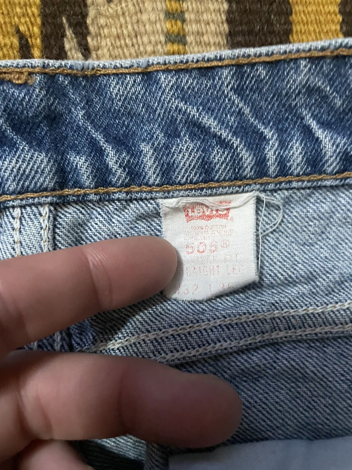 Levi's × Vintage Vintage Levi’s 505 regular fit denim jeans orange tab Size US 29 - 4 Thumbnail
