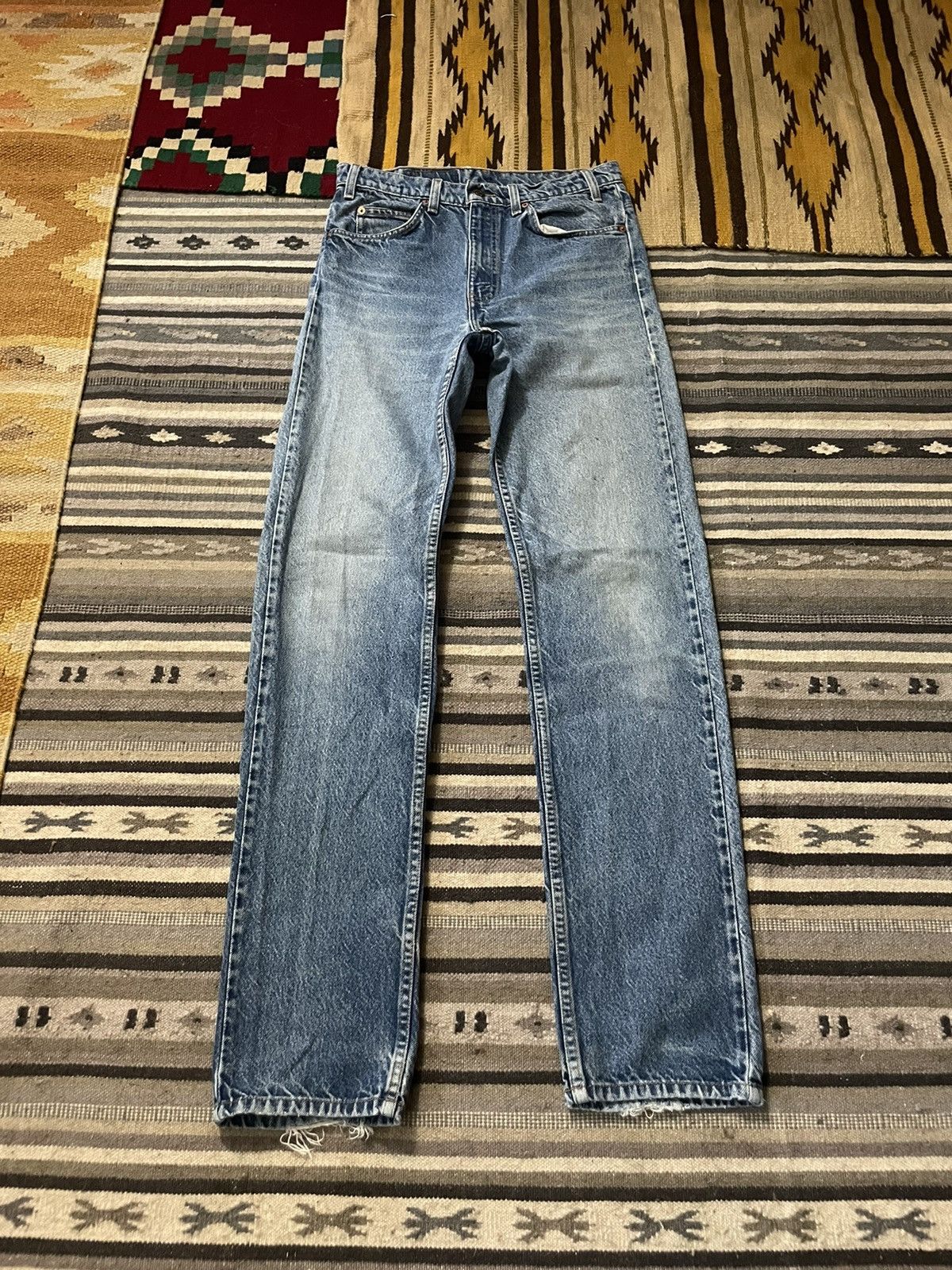 Levi's × Vintage Vintage Levi’s 505 regular fit denim jeans orange tab Size US 29 - 1 Thumbnail