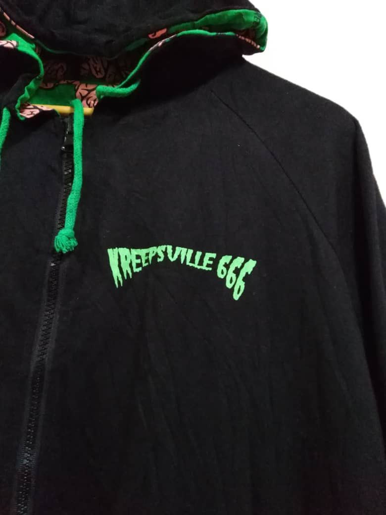 Japanese Brand Limited Edition KreepsVille 666 Double Sided Hoodies Size US M / EU 48-50 / 2 - 12 Thumbnail