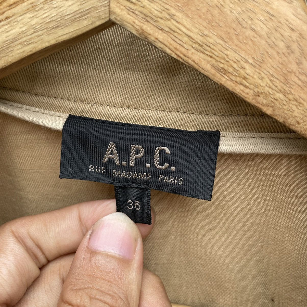 A.P.C. 💥 A.P.C WORKER FRENCH CHORE BUTTON BEIGE JACKET Size US S / EU 44-46 / 1 - 7 Thumbnail