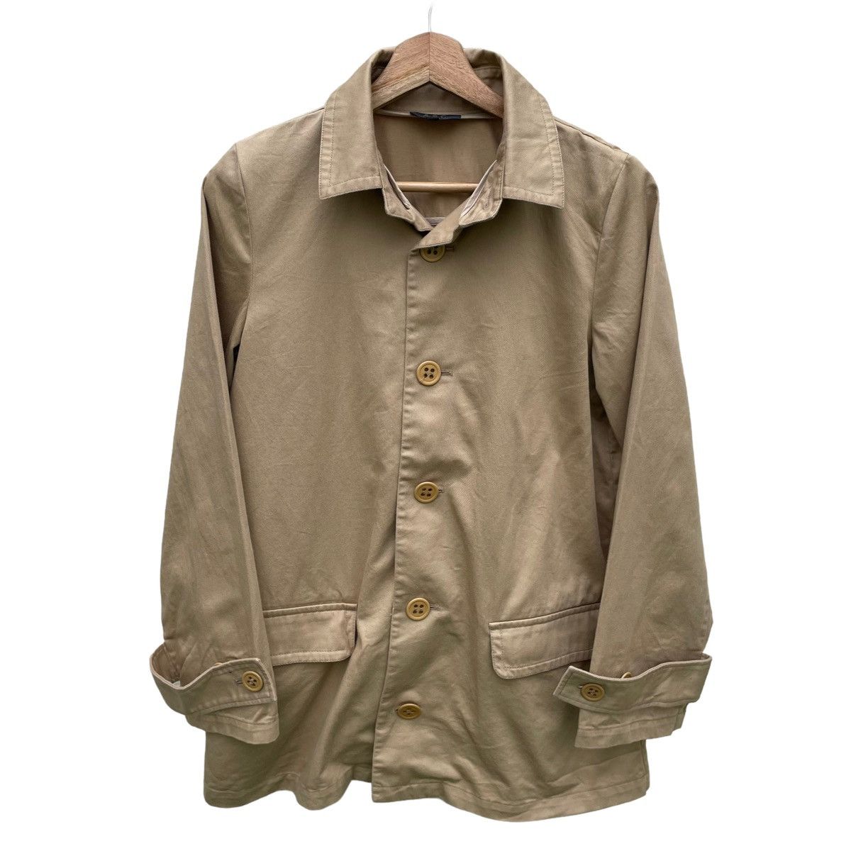 A.P.C. 💥 A.P.C WORKER FRENCH CHORE BUTTON BEIGE JACKET Size US S / EU 44-46 / 1 - 1 Thumbnail