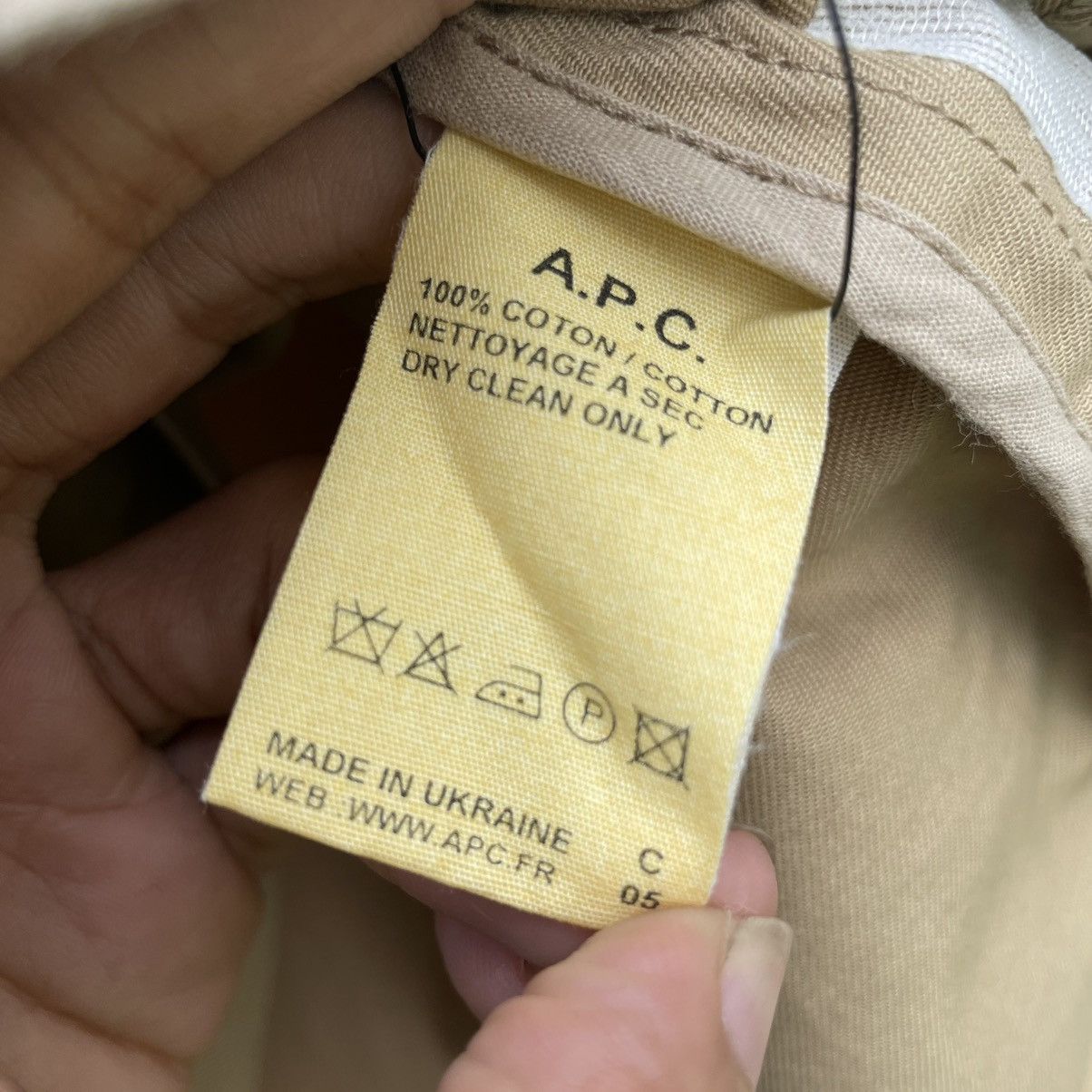 A.P.C. 💥 A.P.C WORKER FRENCH CHORE BUTTON BEIGE JACKET Size US S / EU 44-46 / 1 - 8 Thumbnail