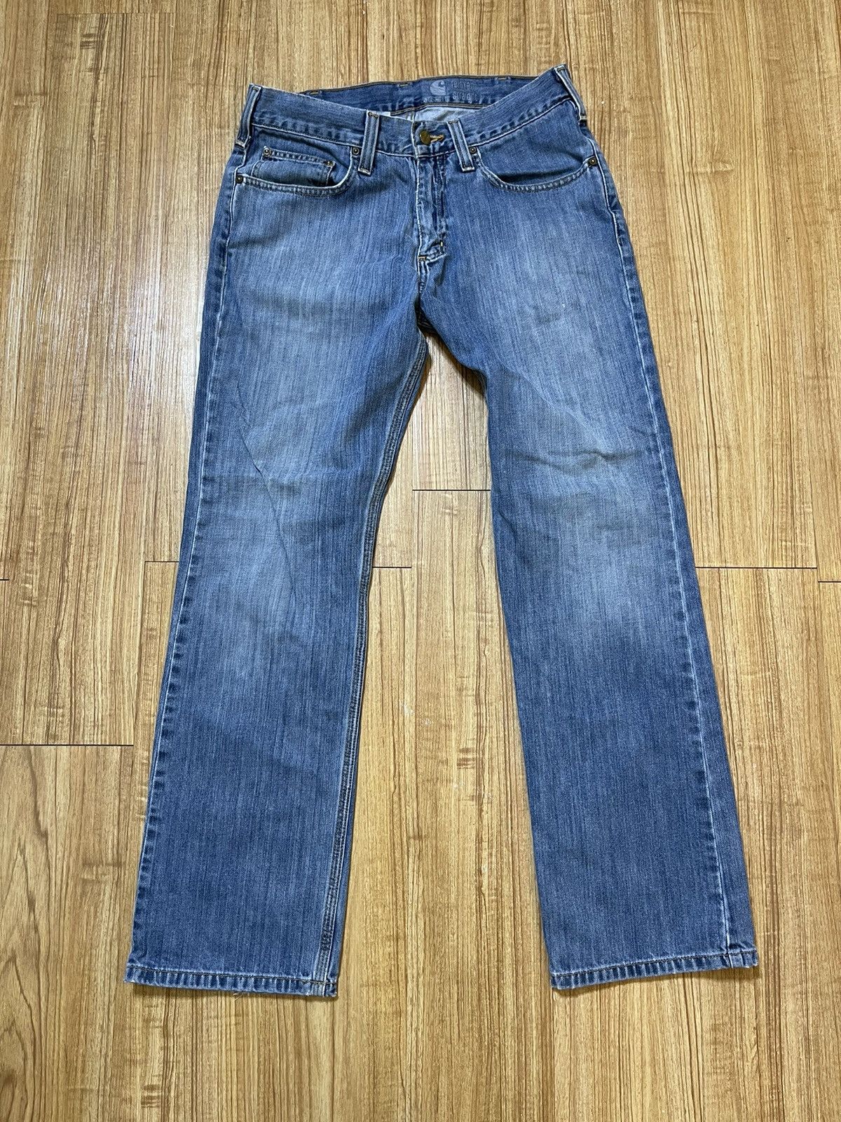 Carhartt Blue Carhartt jean pants Size US 32 / EU 48 - 1 Preview