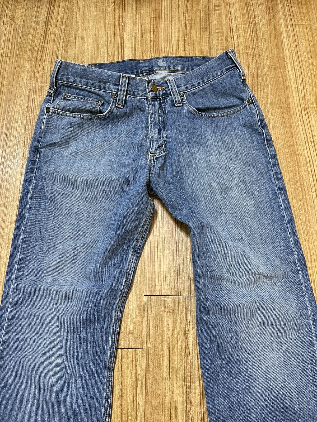 Carhartt Blue Carhartt jean pants Size US 32 / EU 48 - 3 Thumbnail