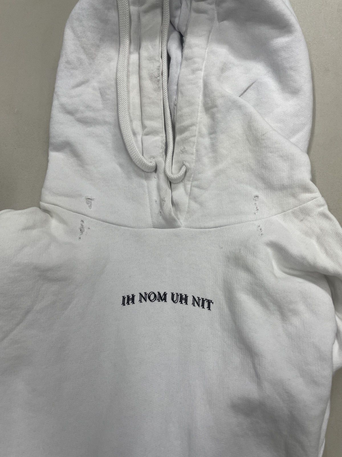Ih Nom Uh Nit Bowie Aladdin Sane IH NOM UH NIT Oversized Hoodie Size US M / EU 48-50 / 2 - 2 Thumbnail